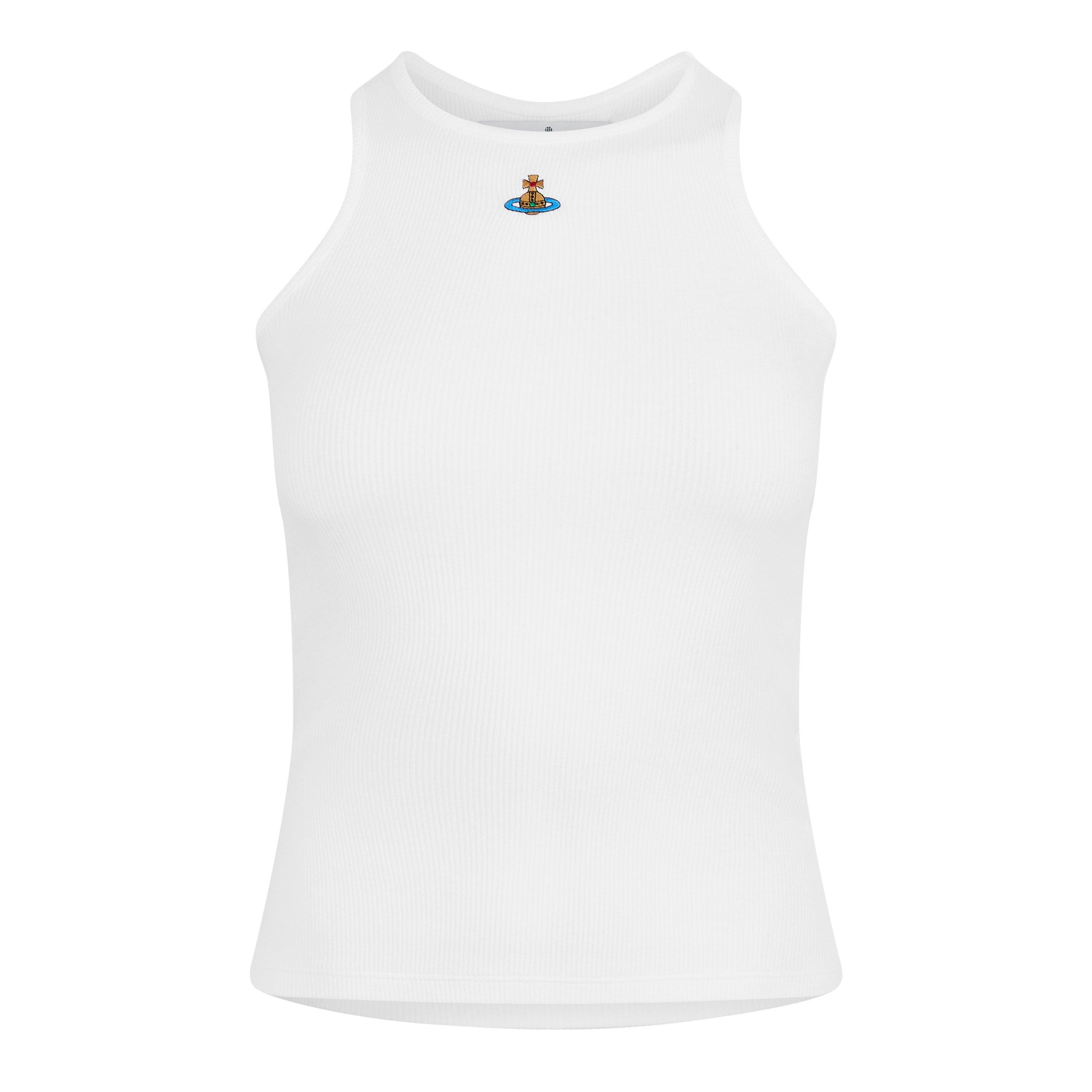 White - Vivienne Westwood - Women's Logo Cotton 90s Vest - 7
