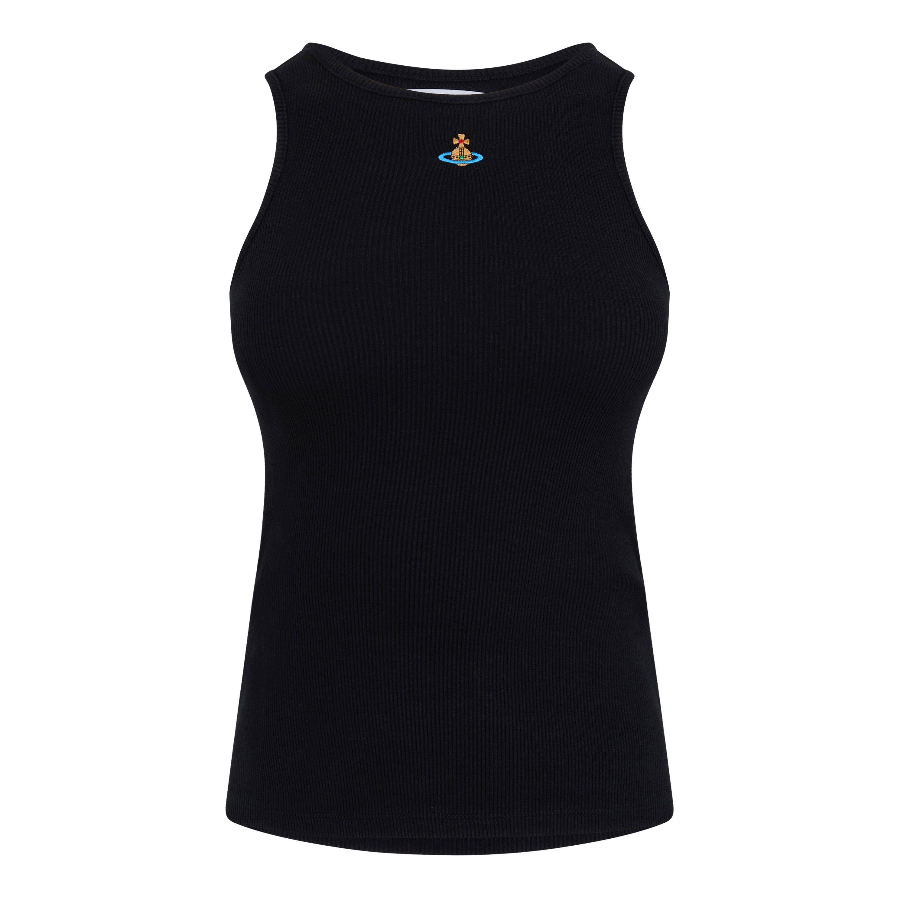 Black - Vivienne Westwood - Women's Logo Cotton 90s Vest - 7