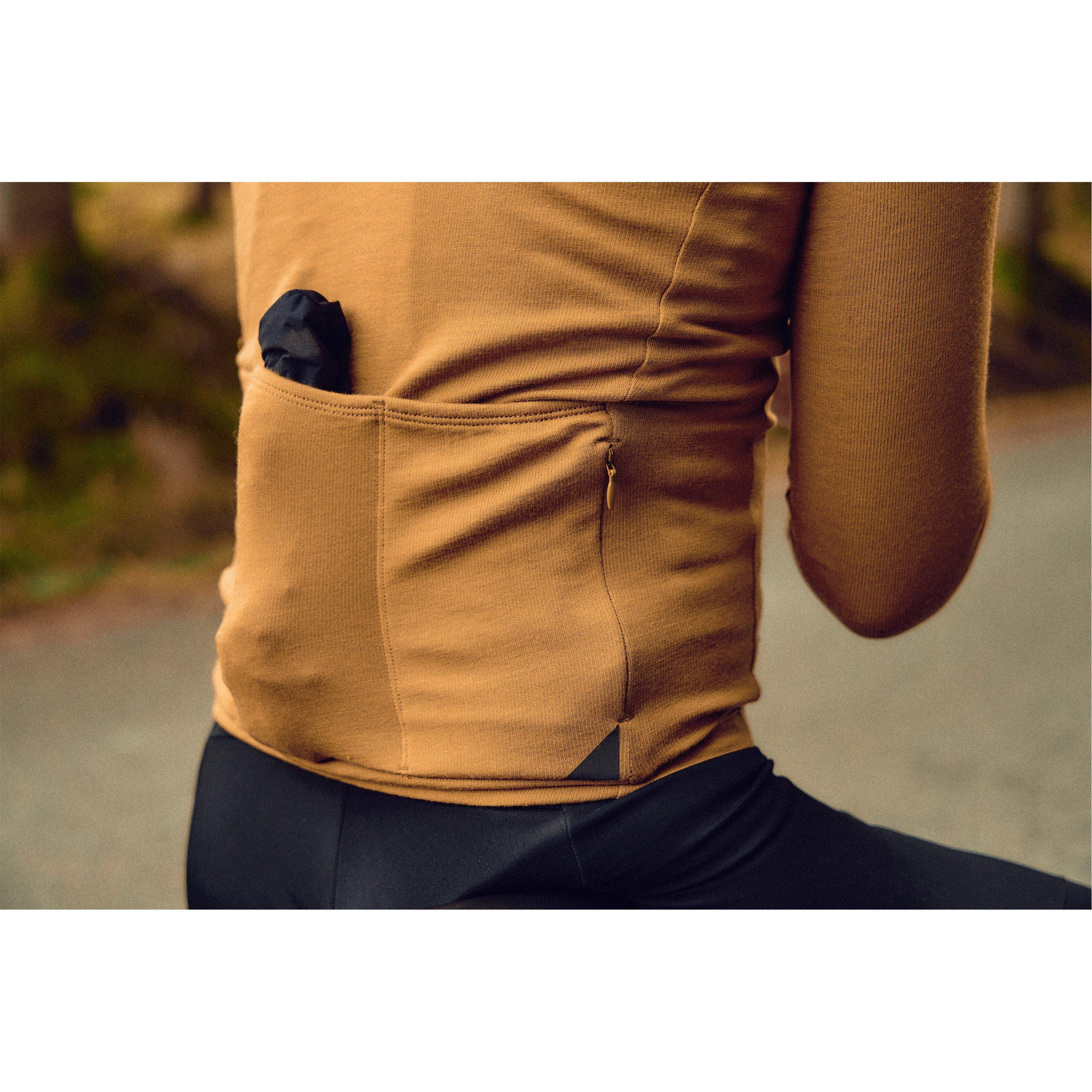 Golden Brown - Dhb - DHB Aeron Merino Long Sleeve Jersey  Mens 2.0 - 13