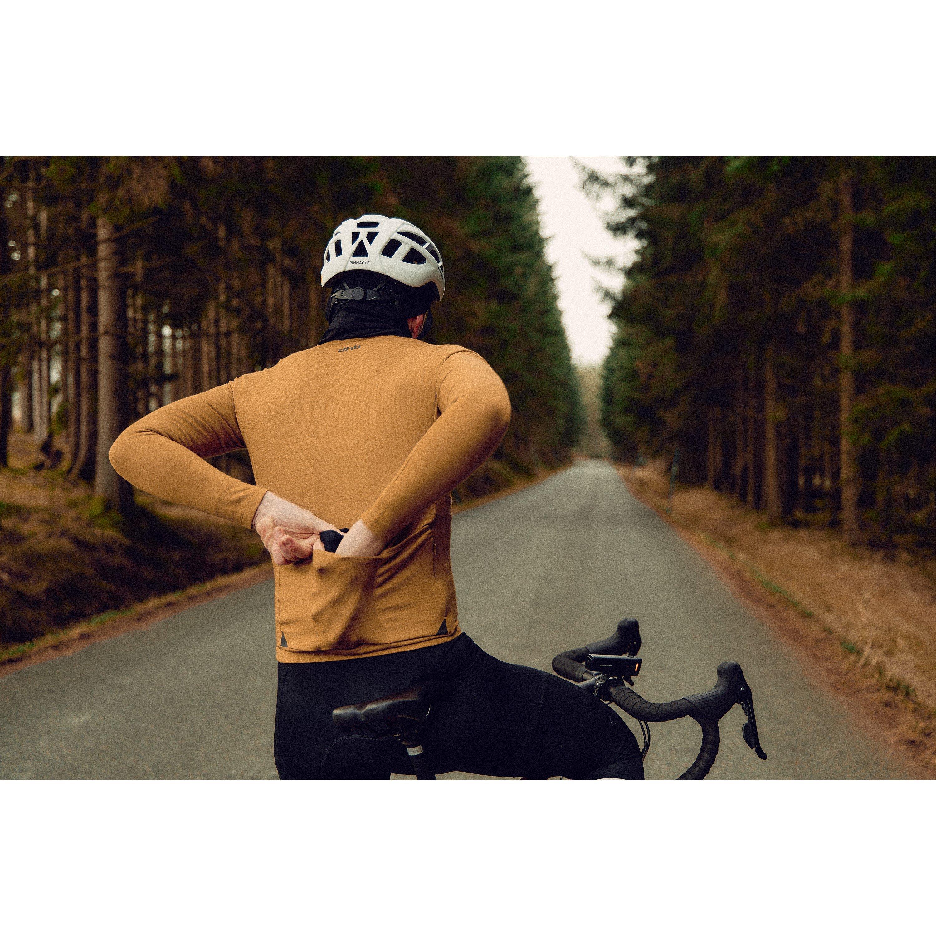 Golden Brown - Dhb - DHB Aeron Merino Long Sleeve Jersey  Mens 2.0 - 14