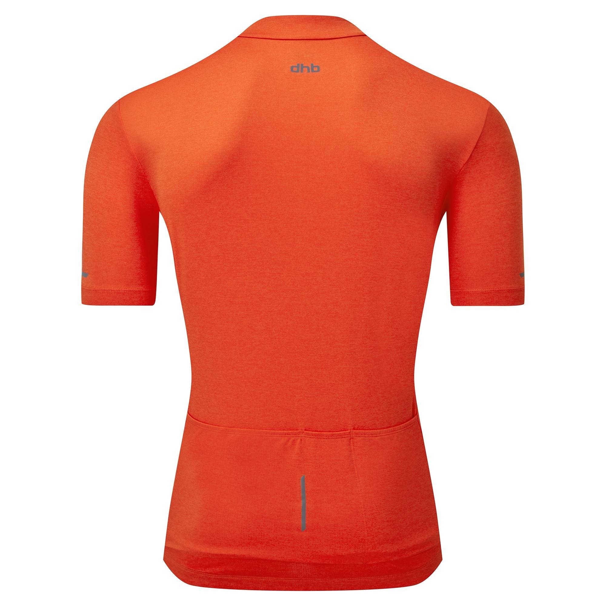 Oranje - Dhb - Men's quarter Zip Short Sleeve Jersey 2.0 - 2