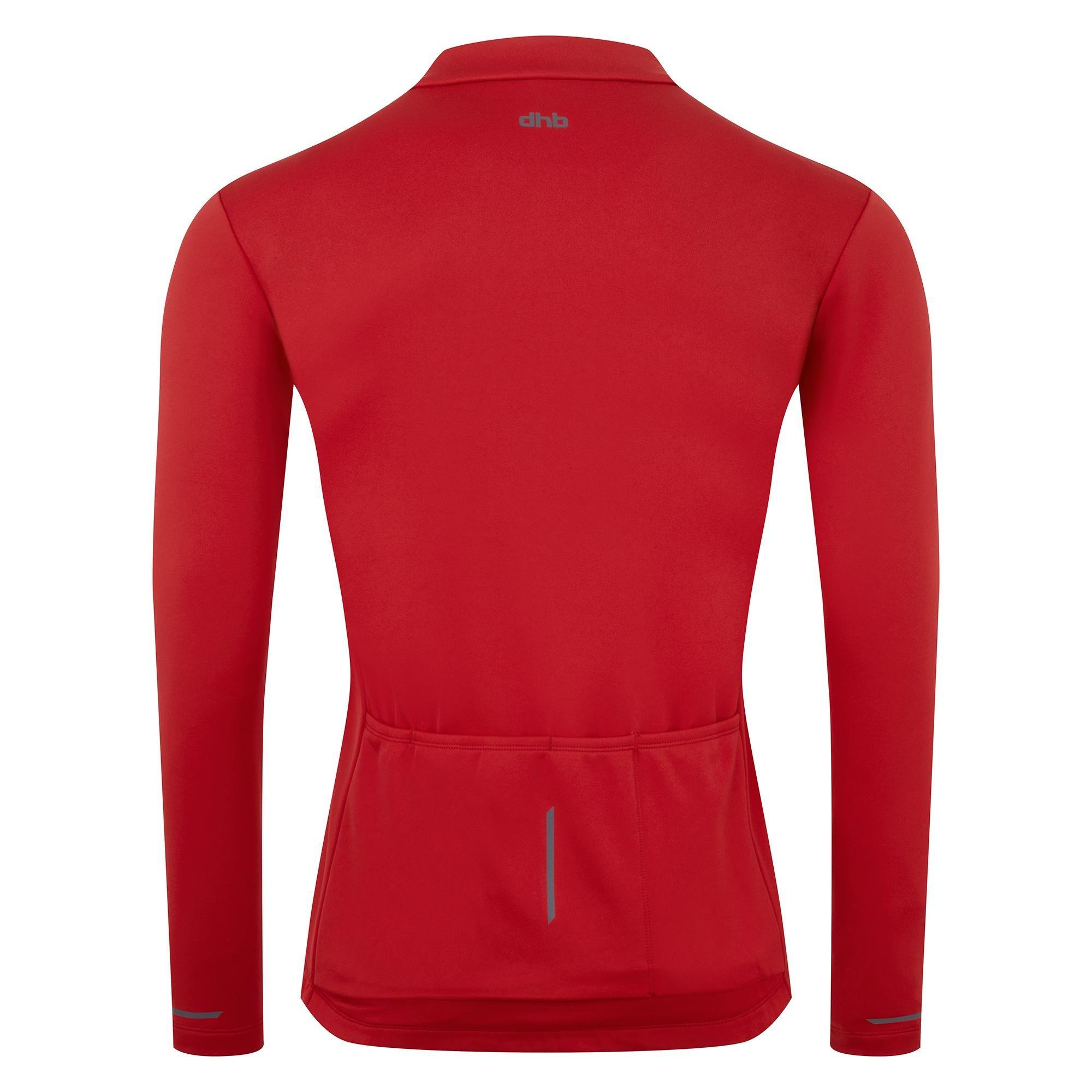 Narrenrot - Dhb - Men's Long Sleeve Thermal Cycling Jersey - 2