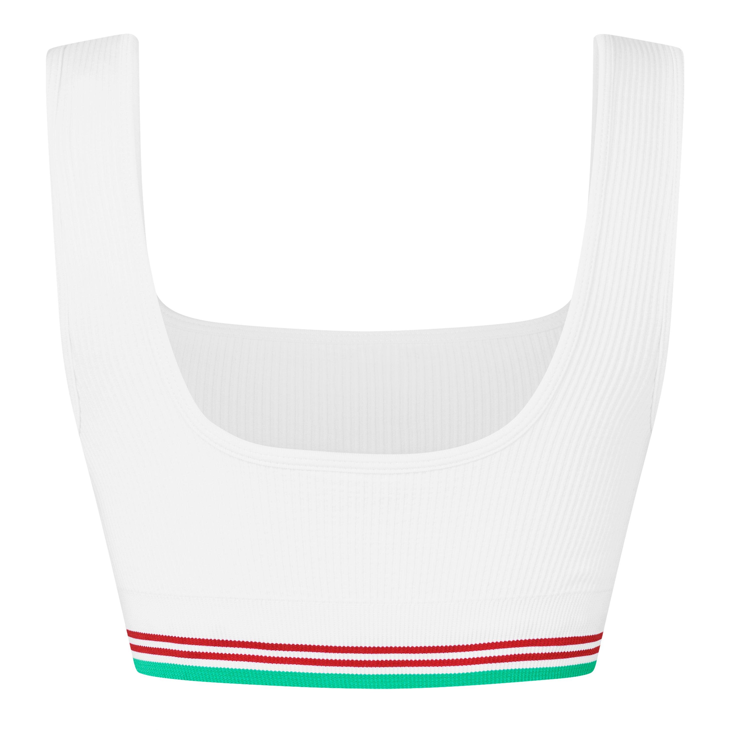 White - Casablanca - Women's Logo Nylon Seamless Cropped Vest - 8