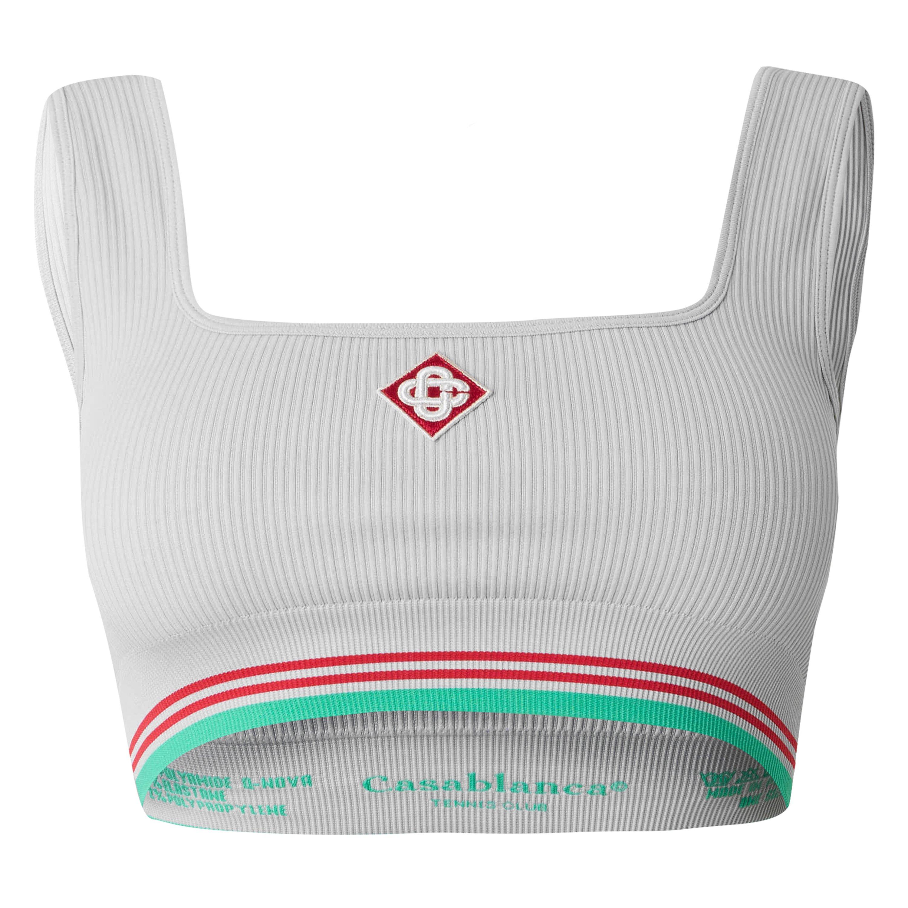 Women's Logo Nylon Seamless Cropped Vest
