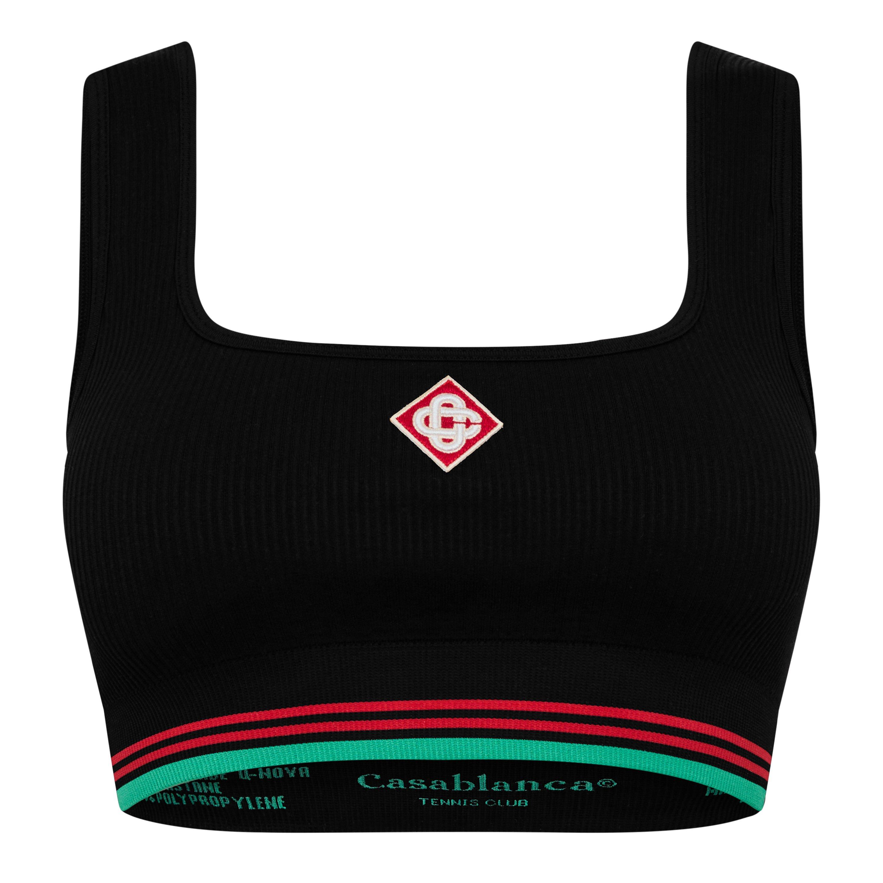 Black - Casablanca - Women's Logo Nylon Seamless Cropped Vest - 7