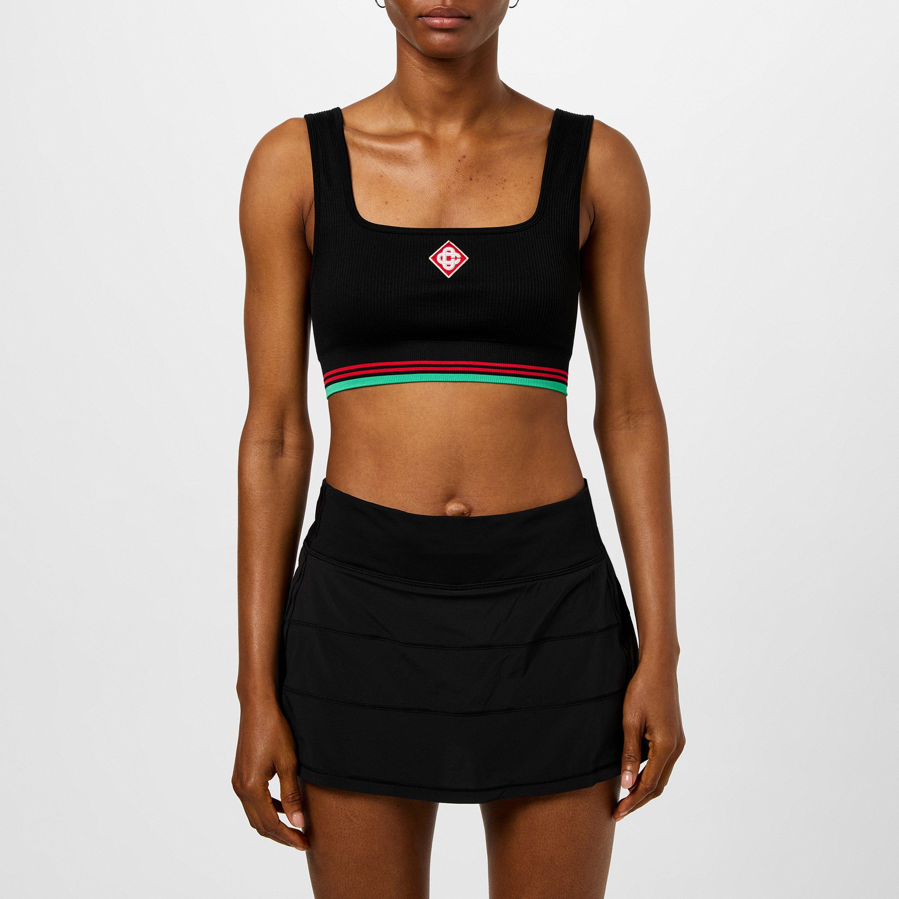Black - Casablanca - Women's Logo Nylon Seamless Cropped Vest - 3
