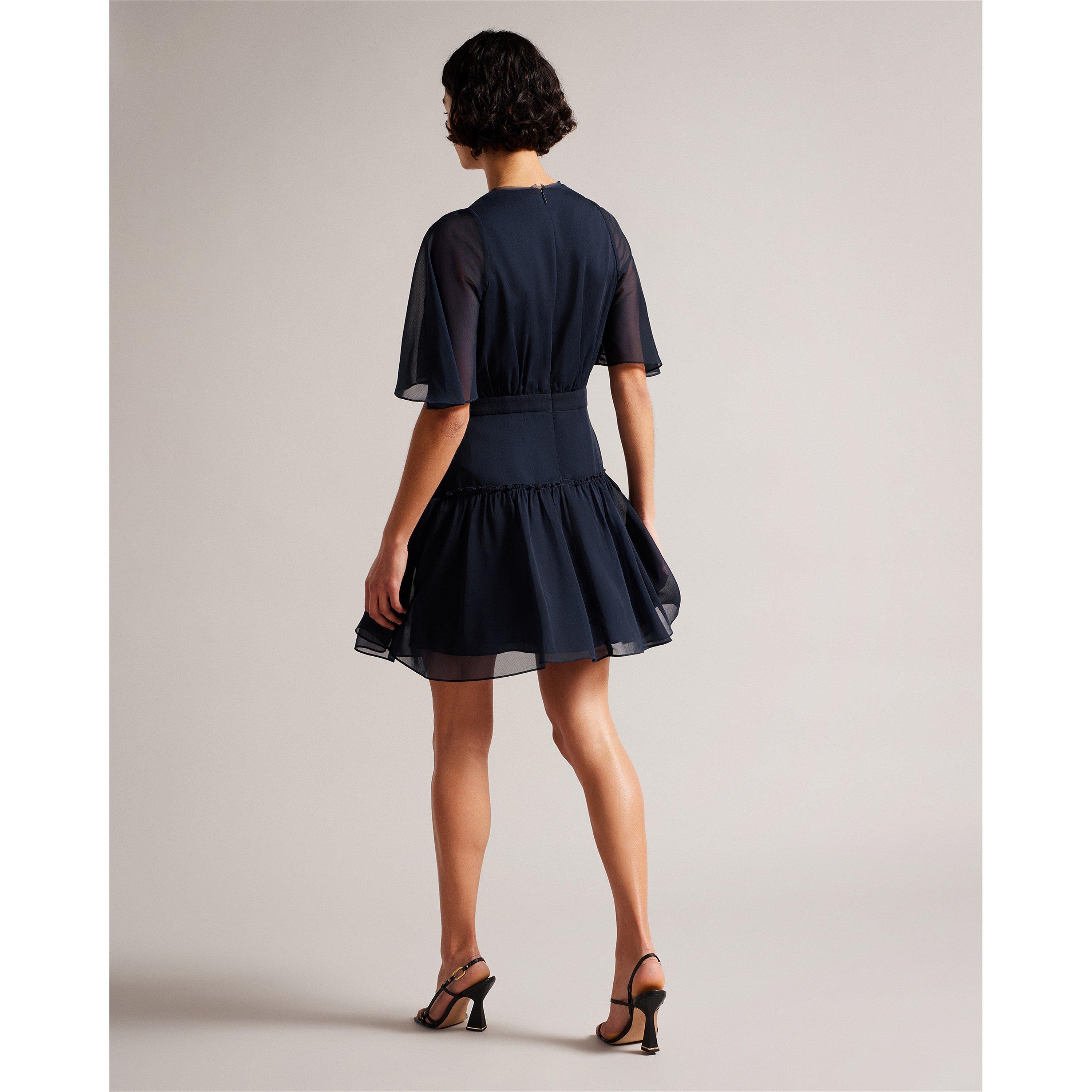 Dk-Blue - Ted Baker - Women's Giggie A-Line Mini Dress - 2