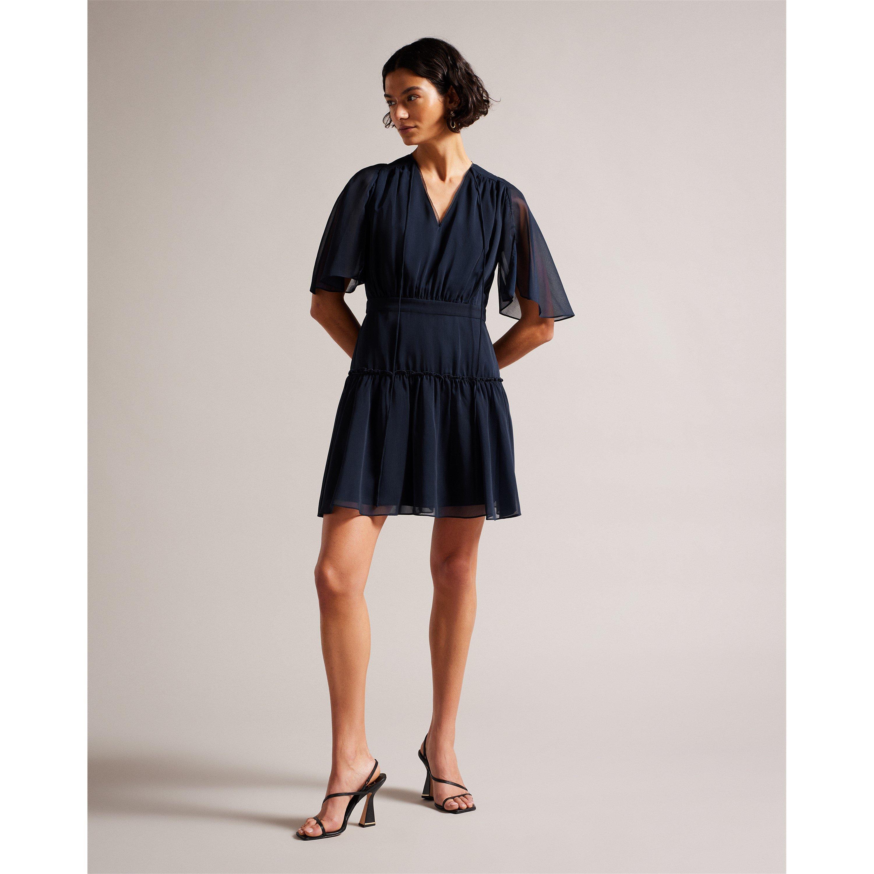 Dk-Blue - Ted Baker - Women's Giggie A-Line Mini Dress - 3