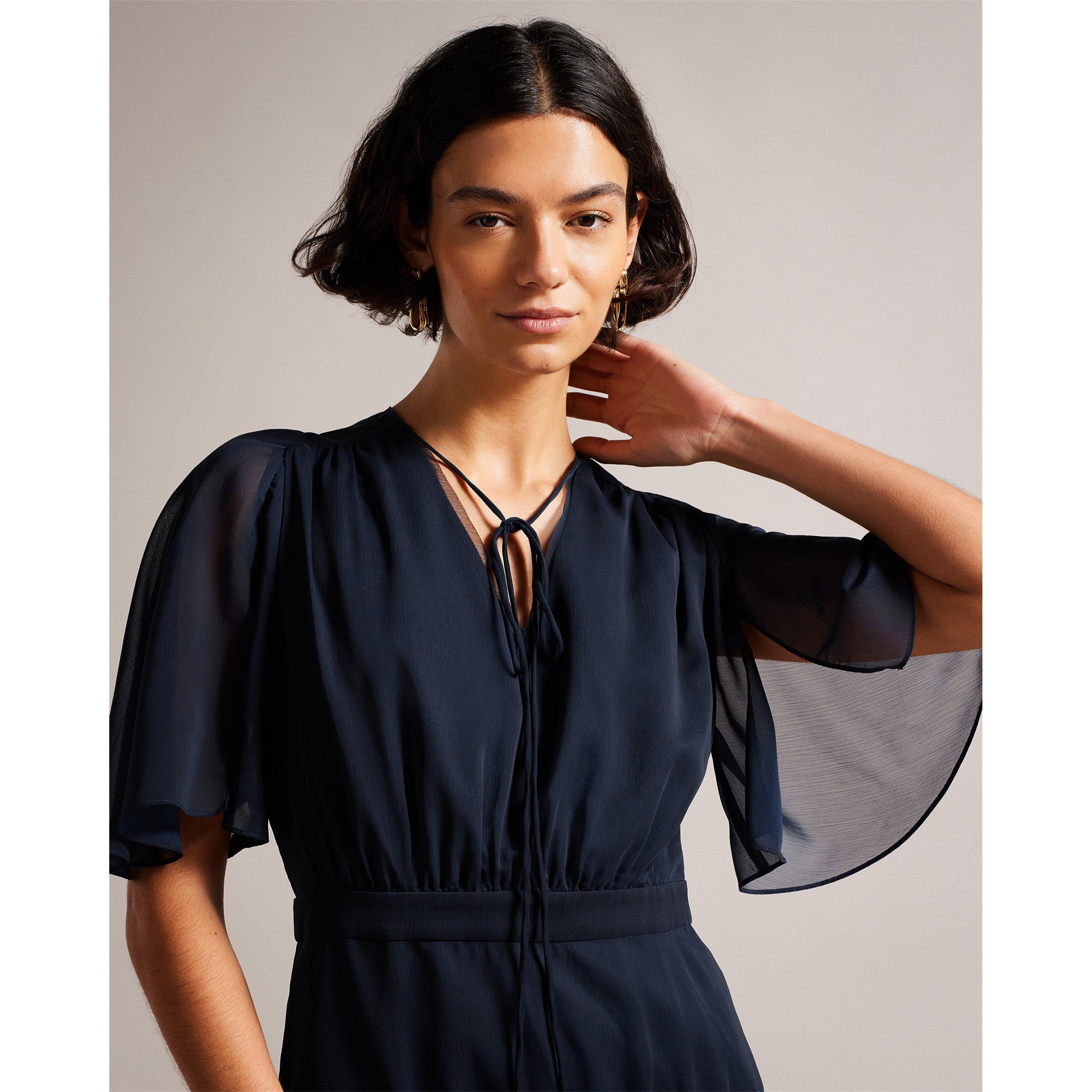 Dk-Blue - Ted Baker - Women's Giggie A-Line Mini Dress - 4