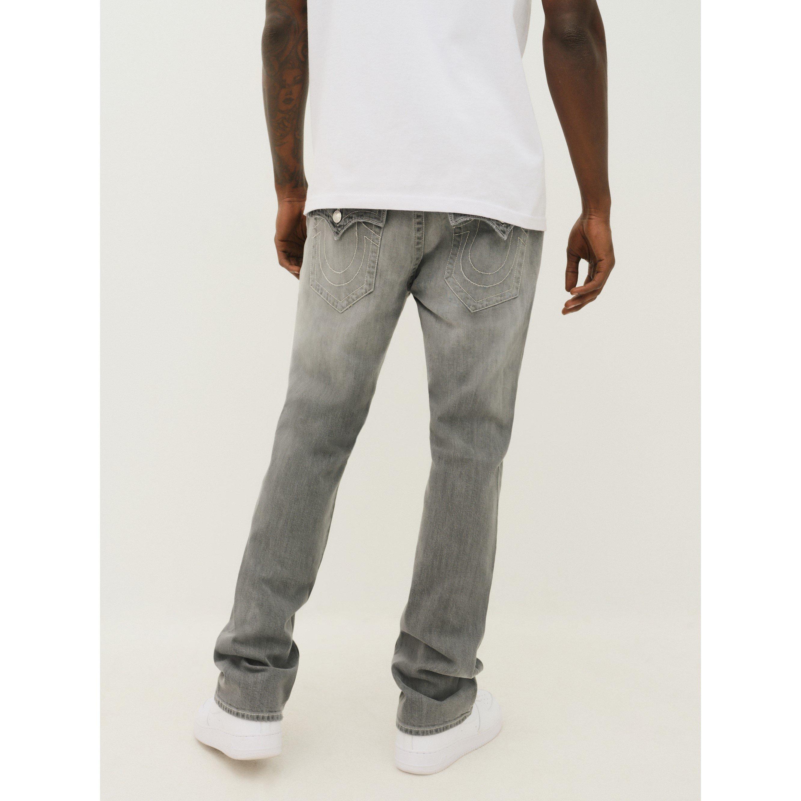 IFDG Chalk Grey - True Religion - Men's Ricky Straight Leg Jeans - 2
