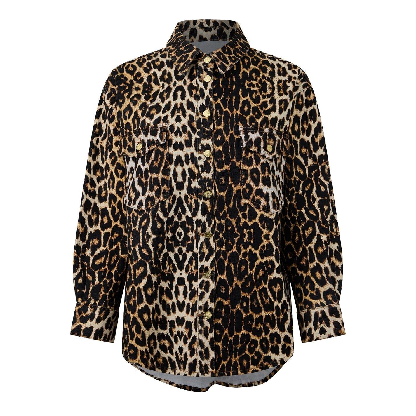 Leopard - Biba - Denim Shirt - 3