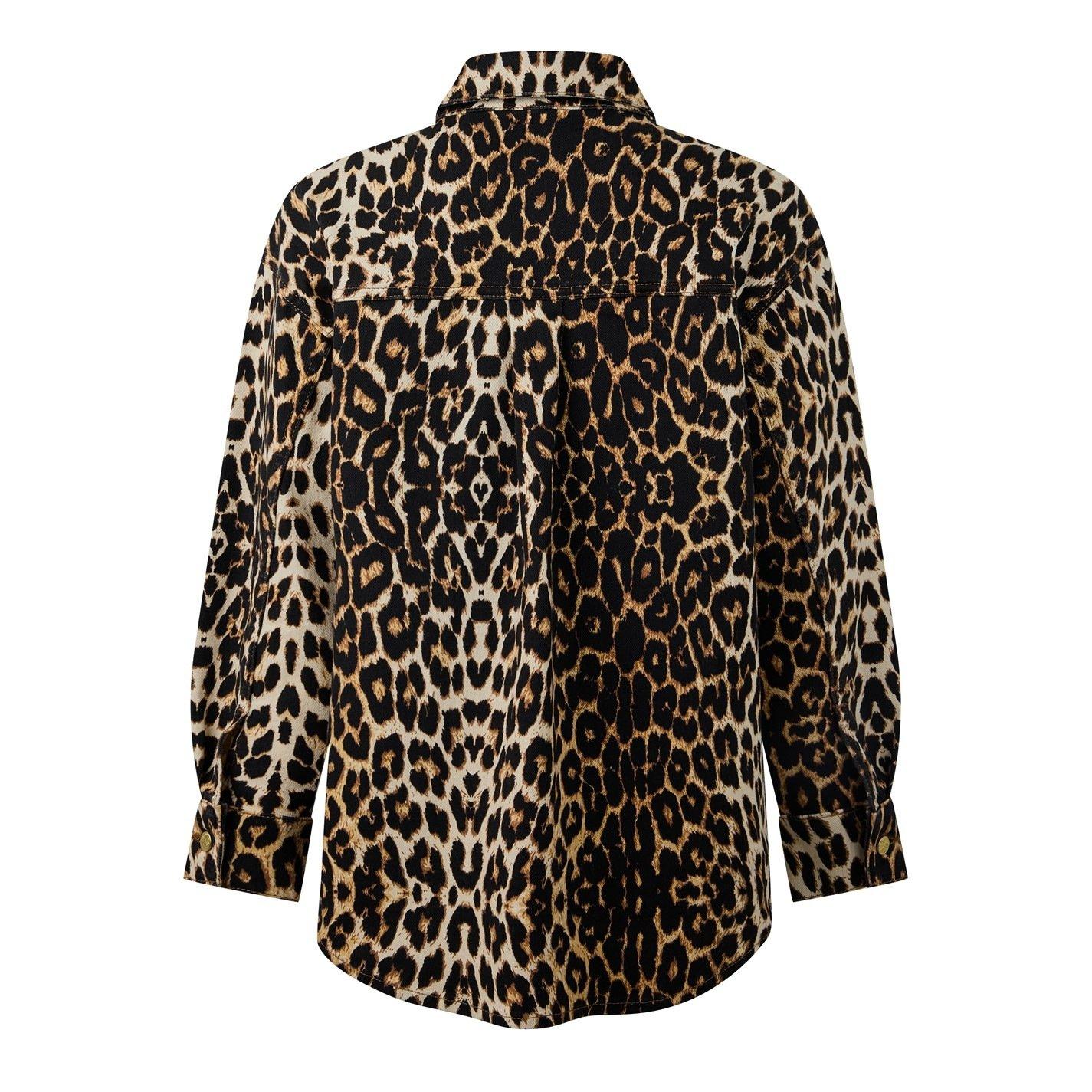 Leopard - Biba - Denim Shirt - 5