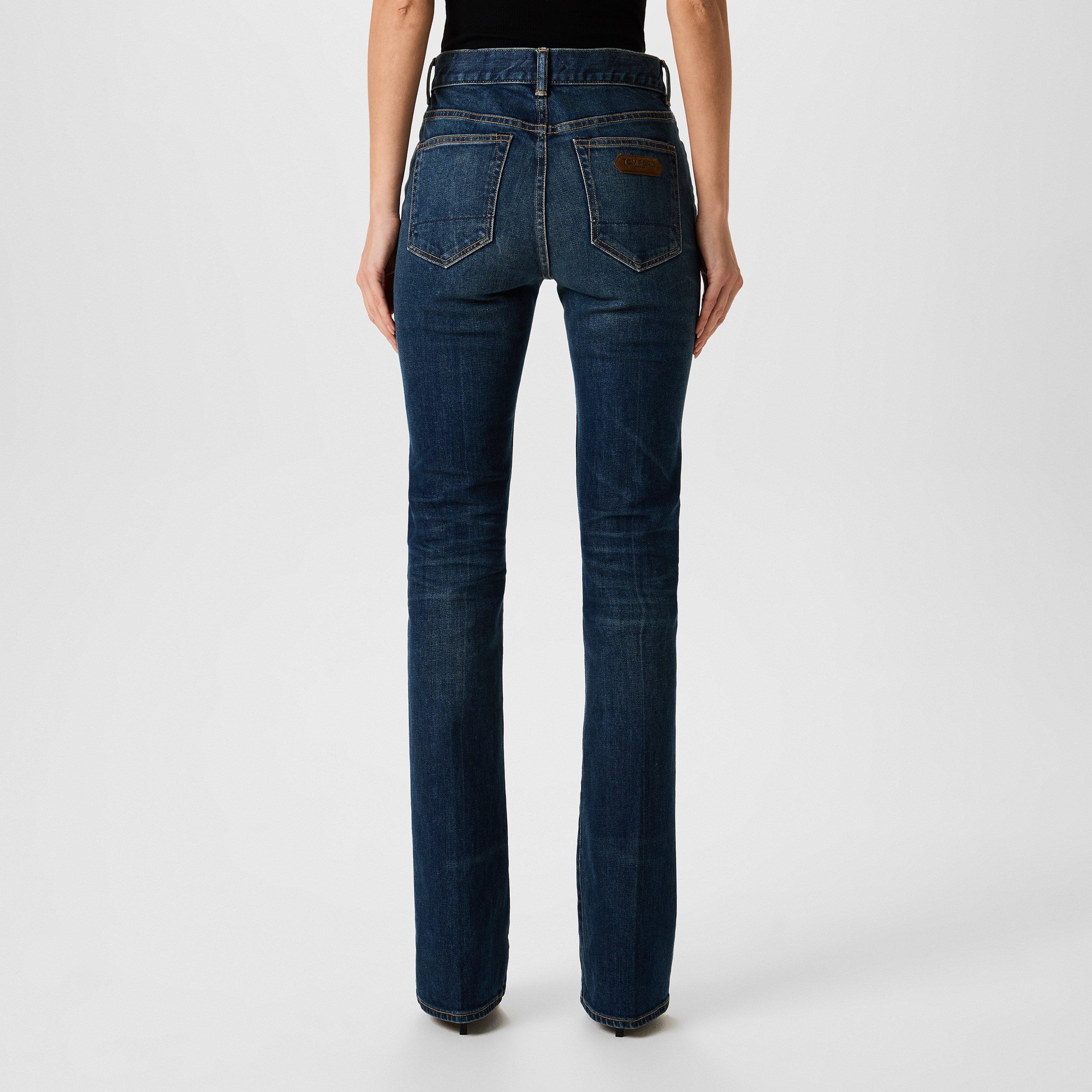 Mid Blue - Tom Ford - Flared Jeans - 3