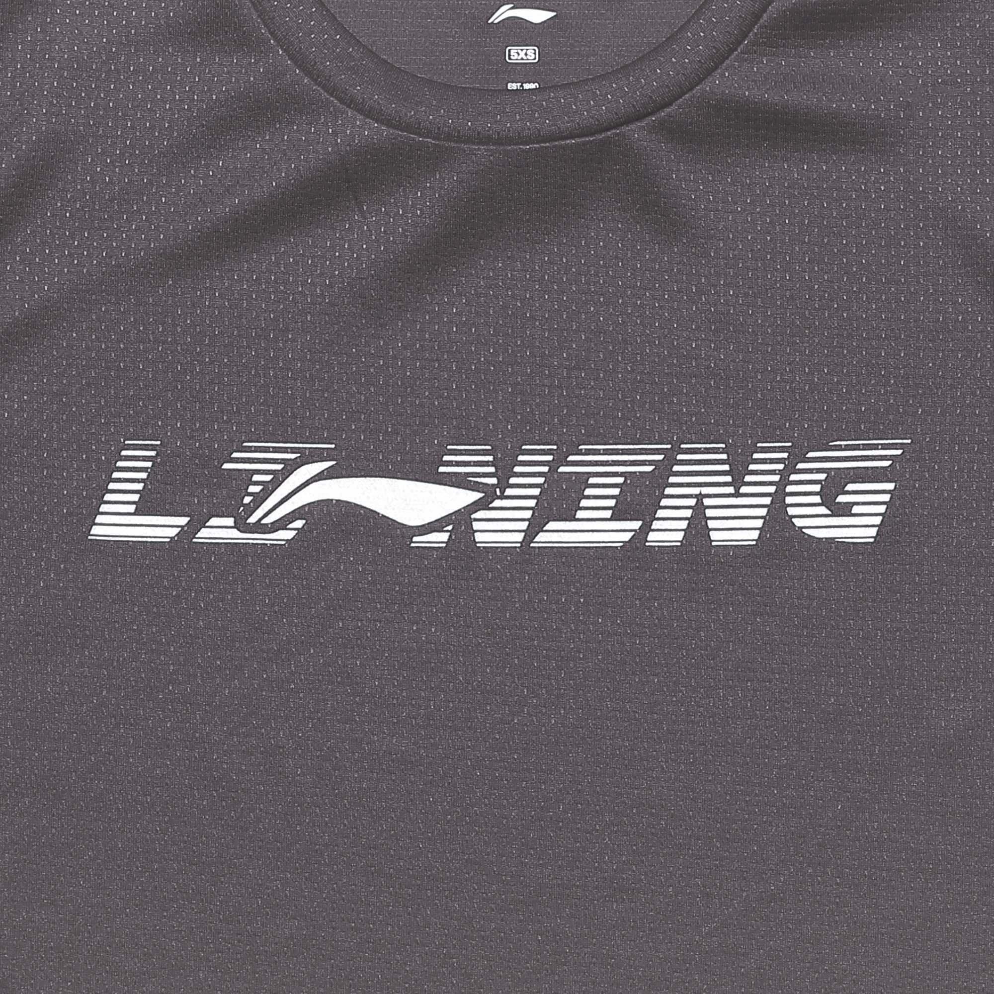 Dark Grey - Li Ning - Grph Rn Tee Jn10 - 2