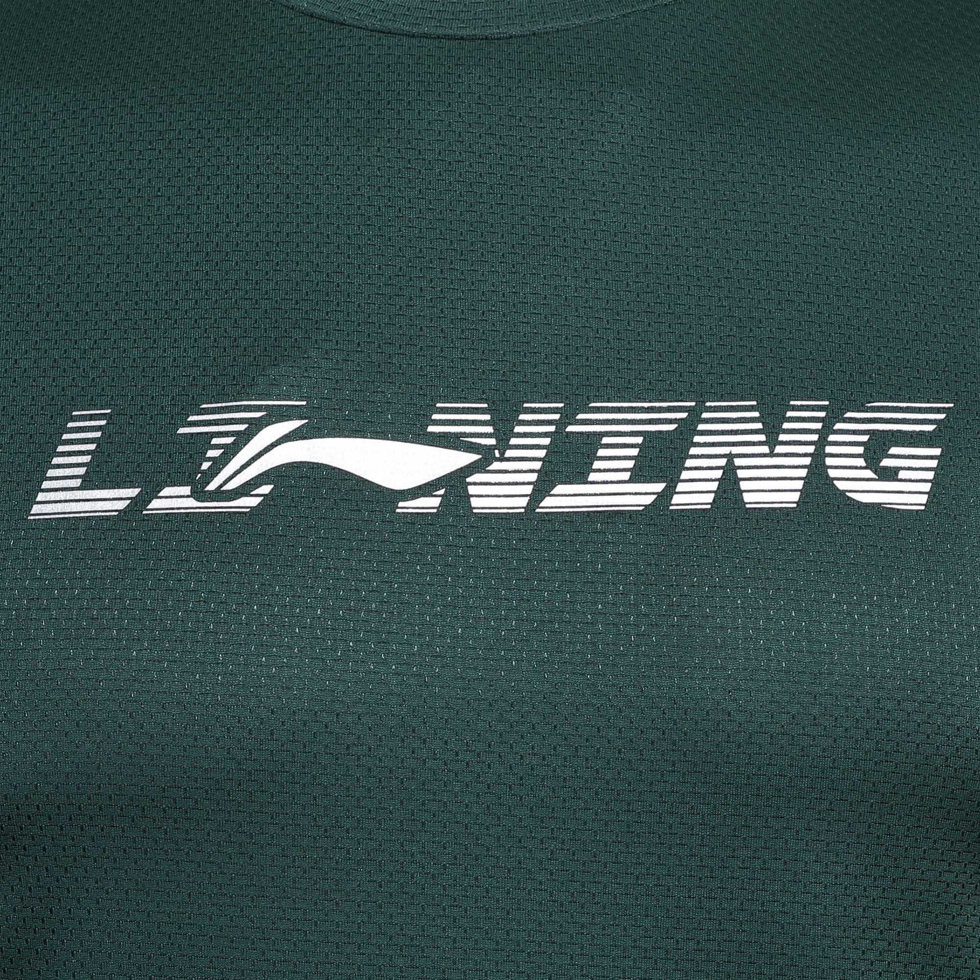 Dark Green - Li Ning - LiNing Mens Freestyle T-Shirts - 3