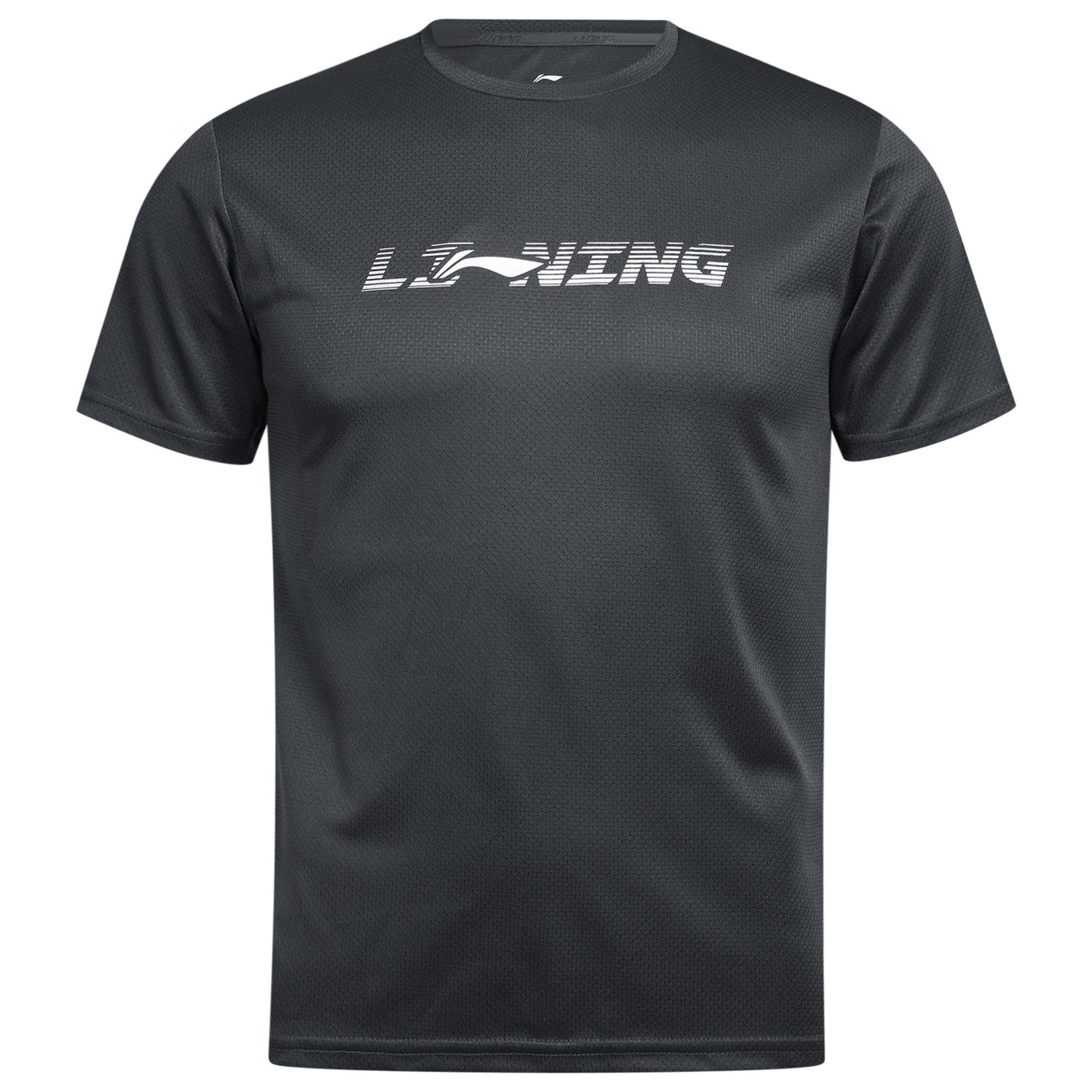 Dark Grey - Li Ning - Mens Freestyle T-Shirts - 1