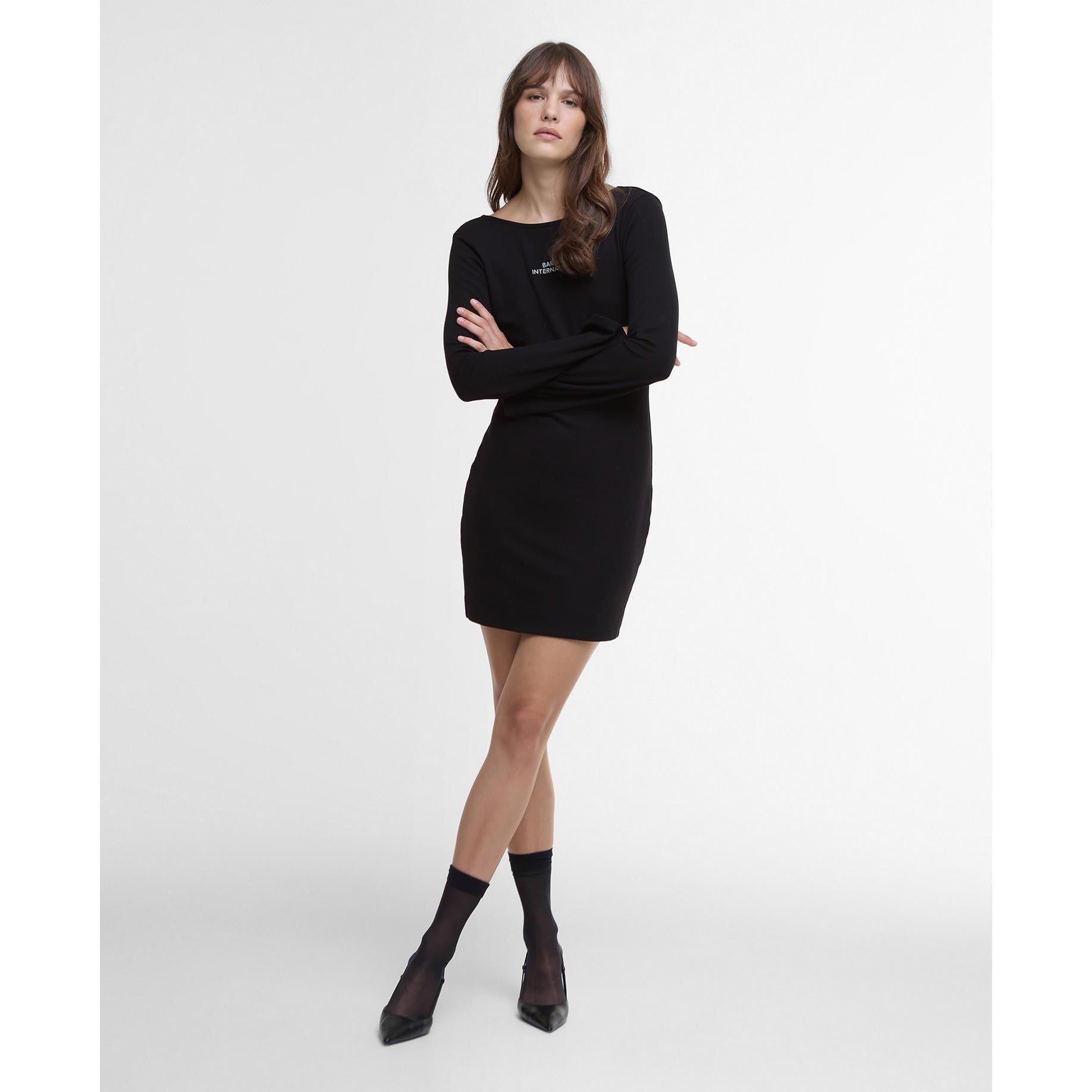 Black - Barbour International - Kaylee Mini Dress - 1