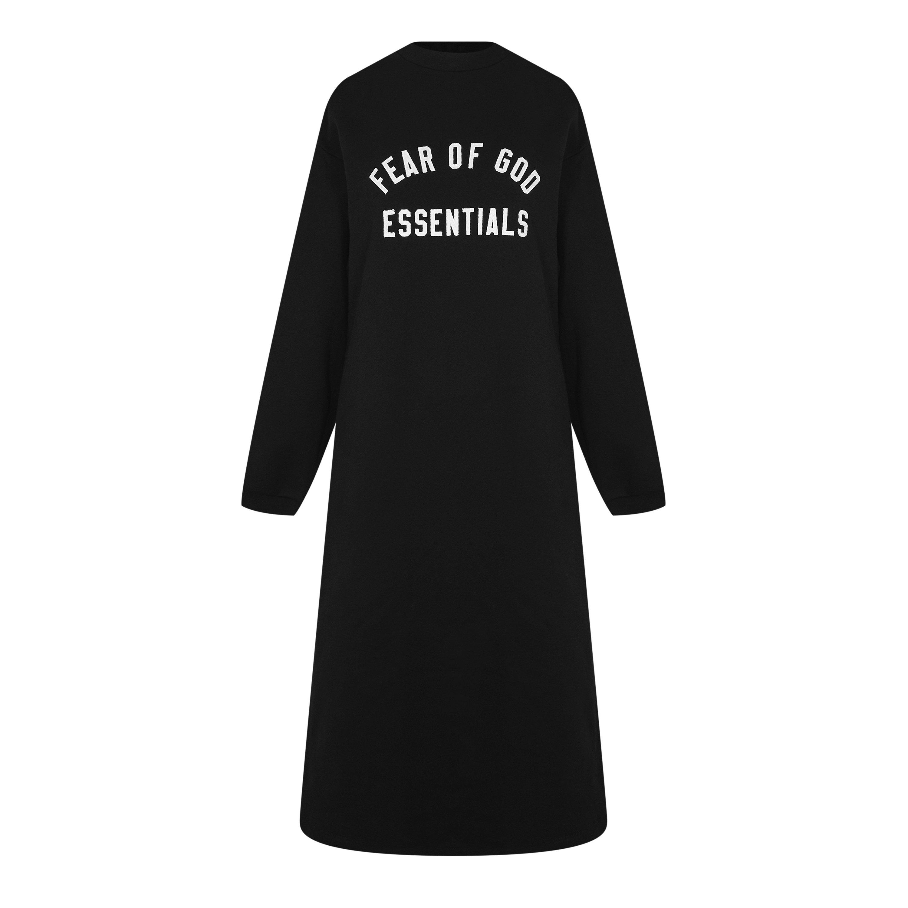 Black - Fear Of God Essentials - Sweater Calf Length Dress - 5