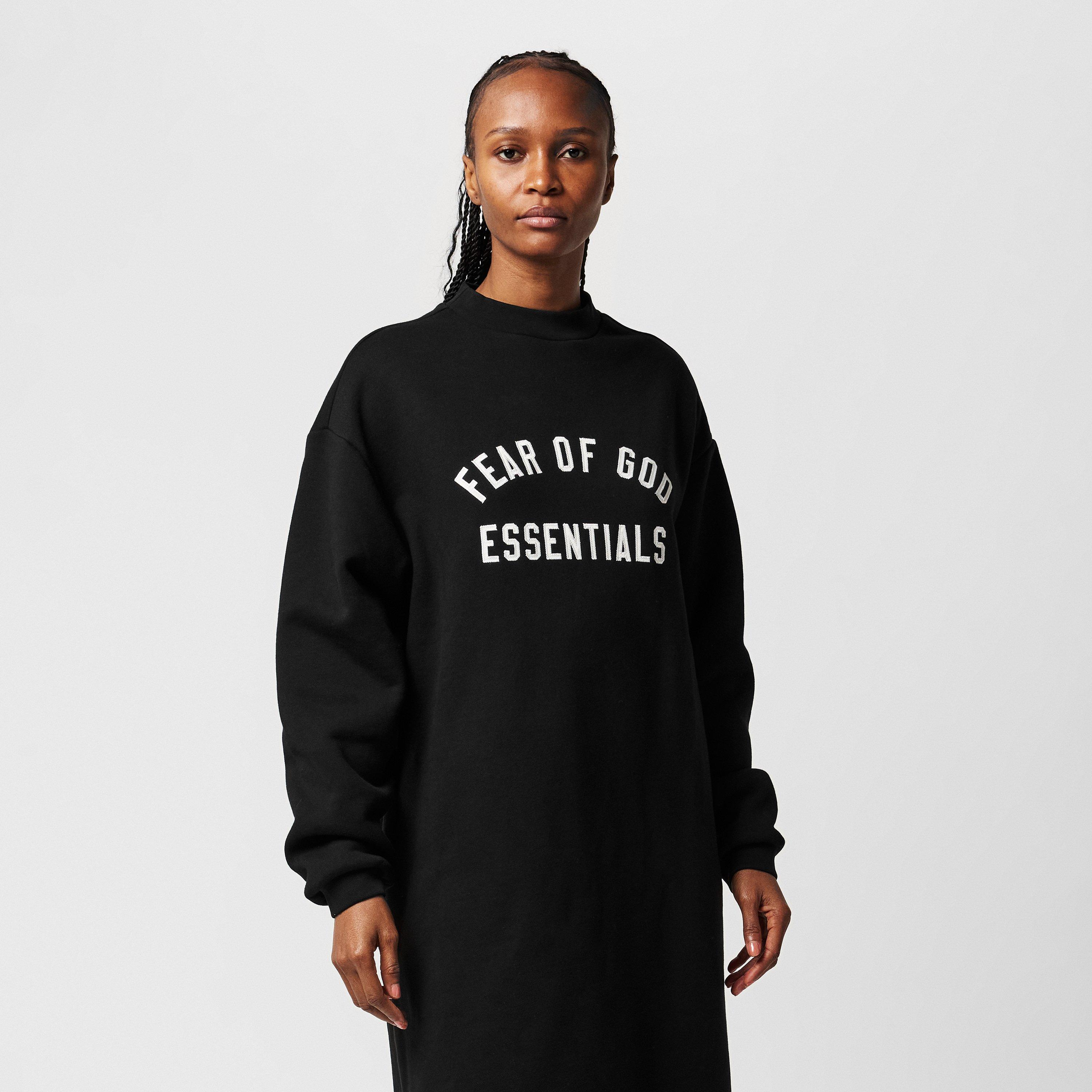 Black - Fear Of God Essentials - Sweater Calf Length Dress - 4