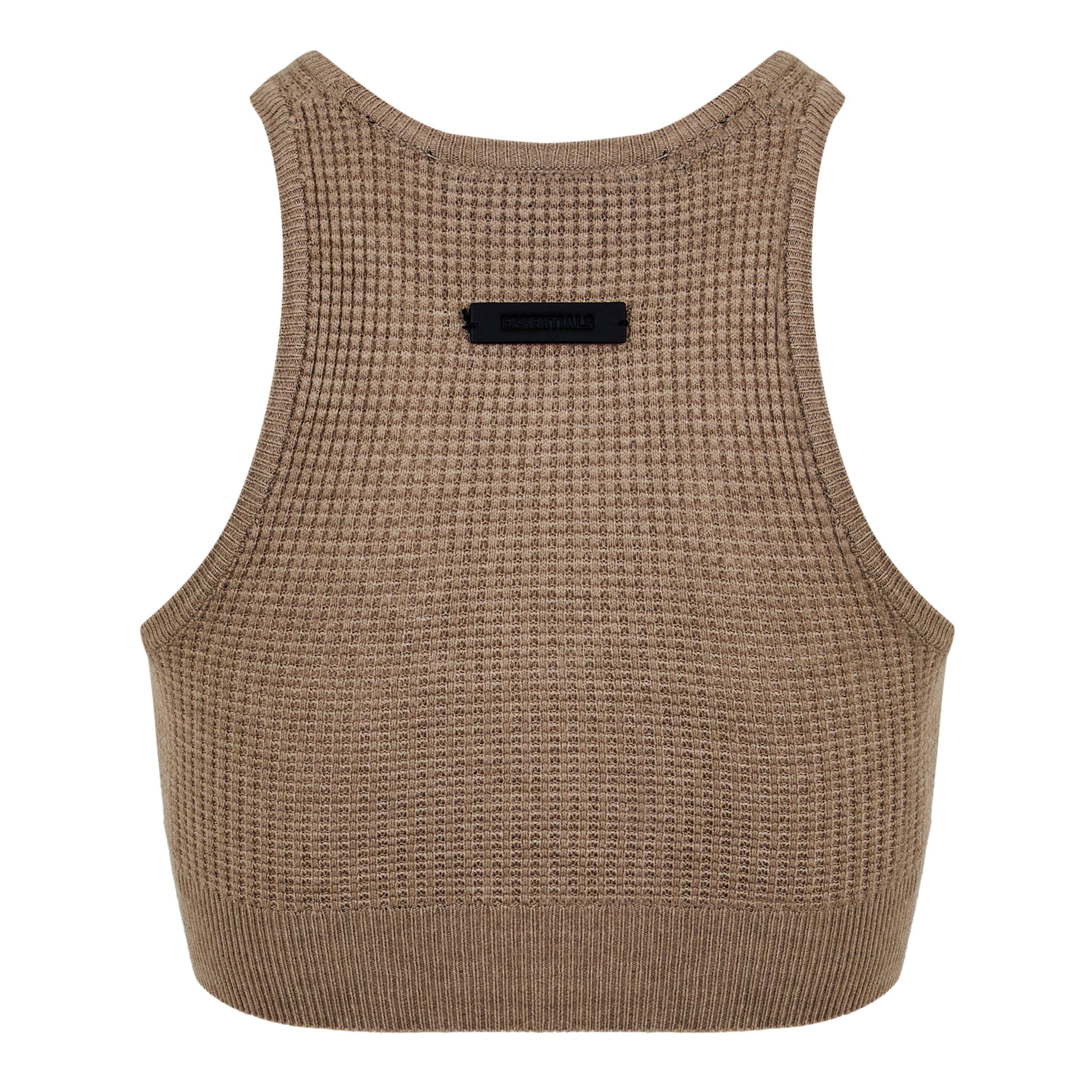 Desert Sand - Fear Of God Essentials - Women's Crop Top - 2