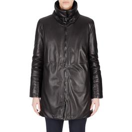 Emporio Armani Zip up Overcoat