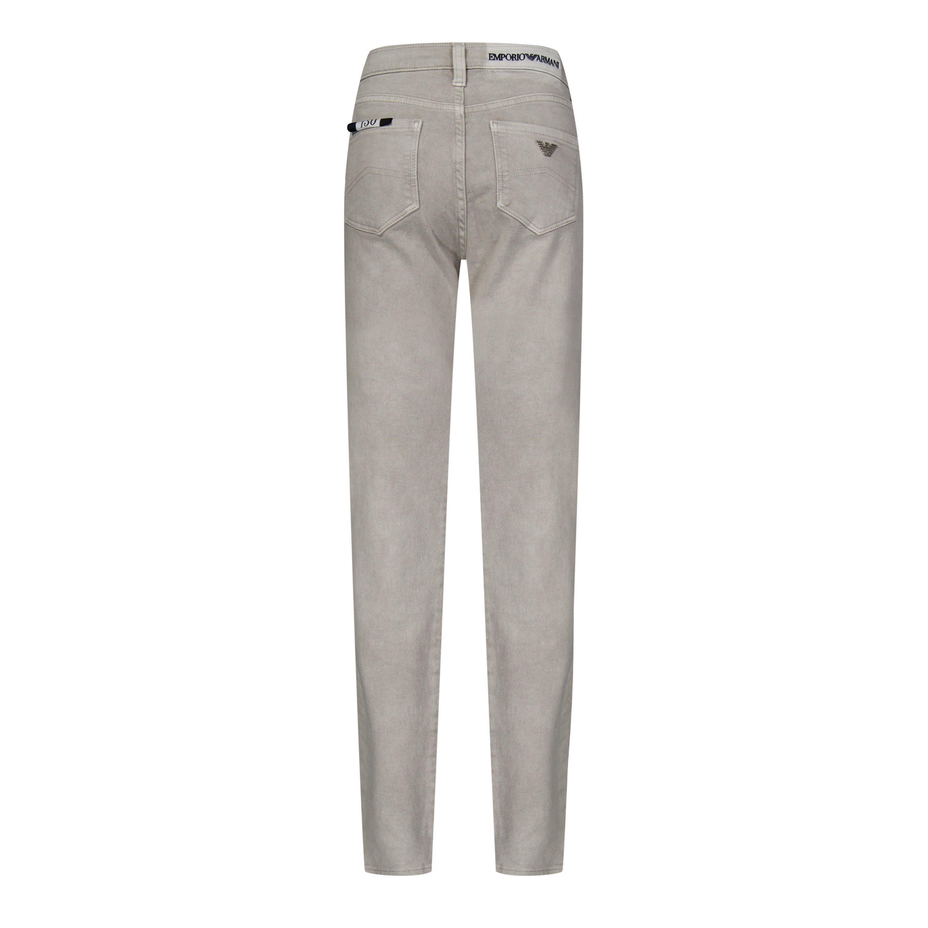 Grey - Emporio Armani - Women's Straight Leg Jeans - 2