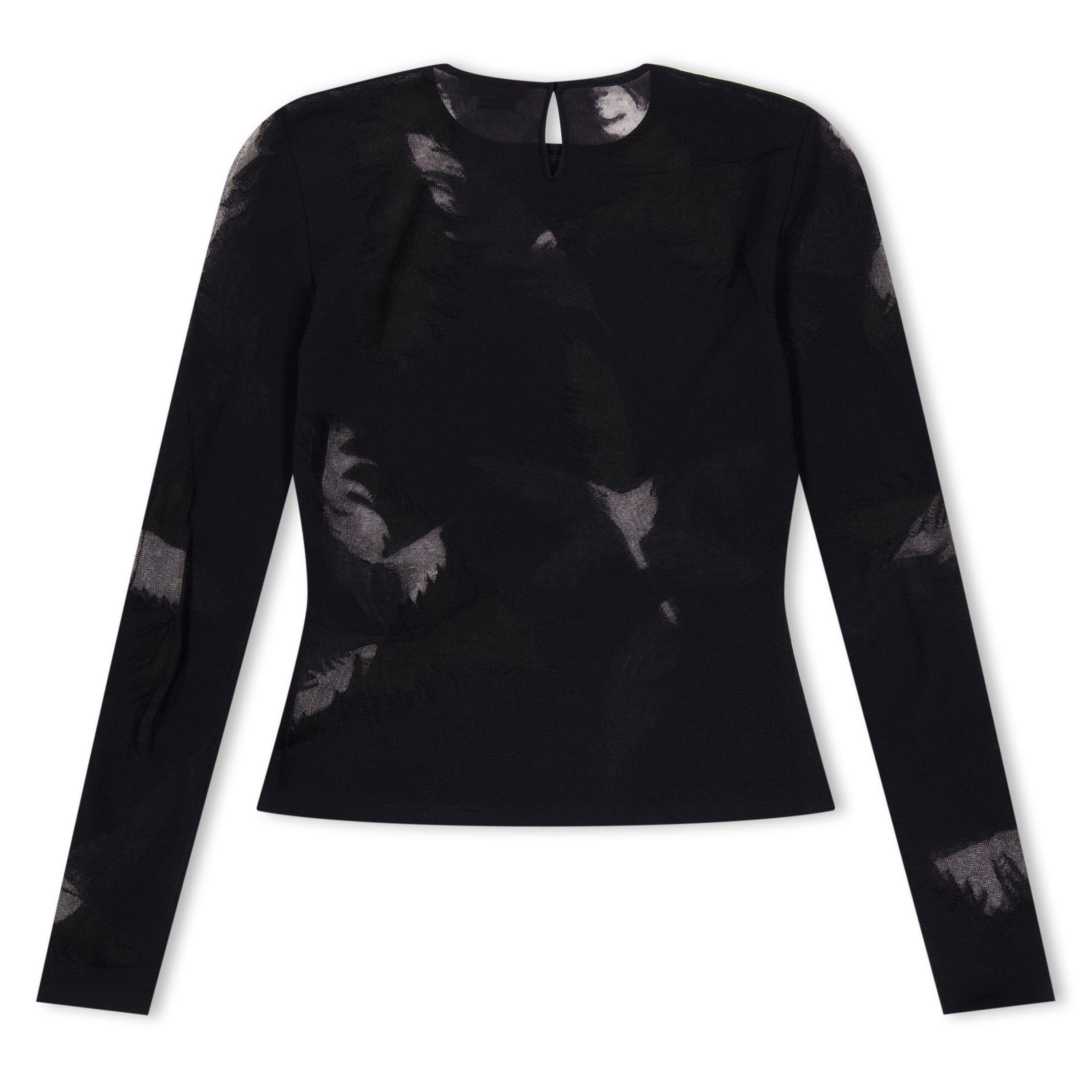 BLACK - Alexander McQueen - Feather Top - 6