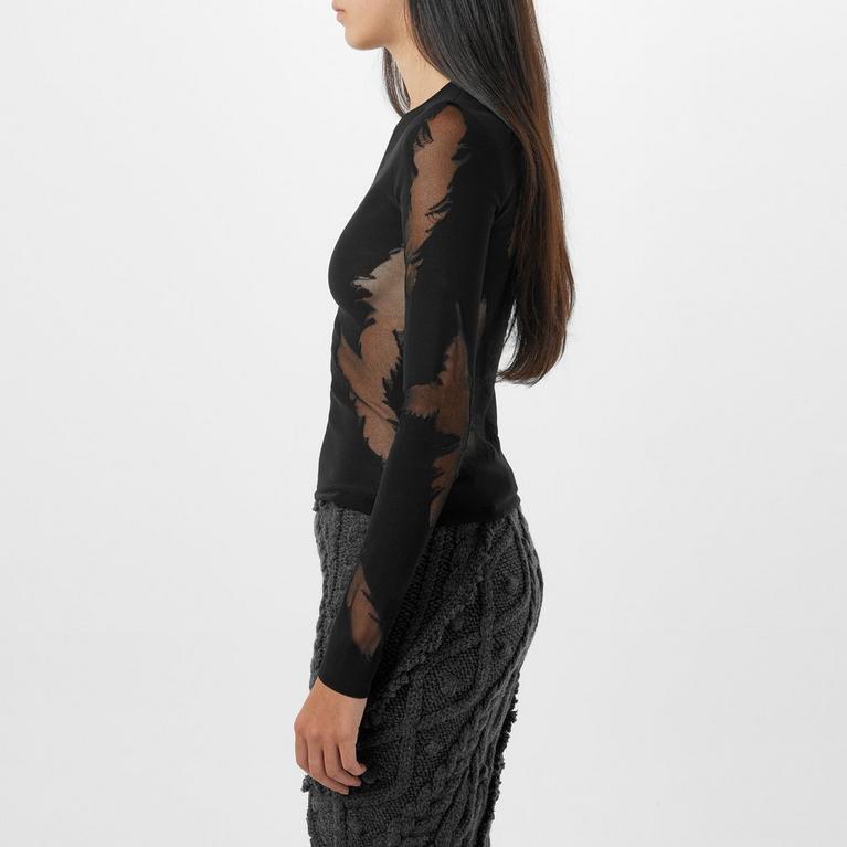 Alexander McQueen | Feather Top | Long Sleeve T-Shirts Alexander McQueen | Feather Top | Long Sleeve T-Shirts