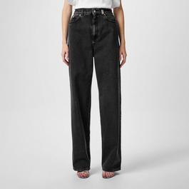 Alexander McQueen Wide Leg Boyfriend Jeans