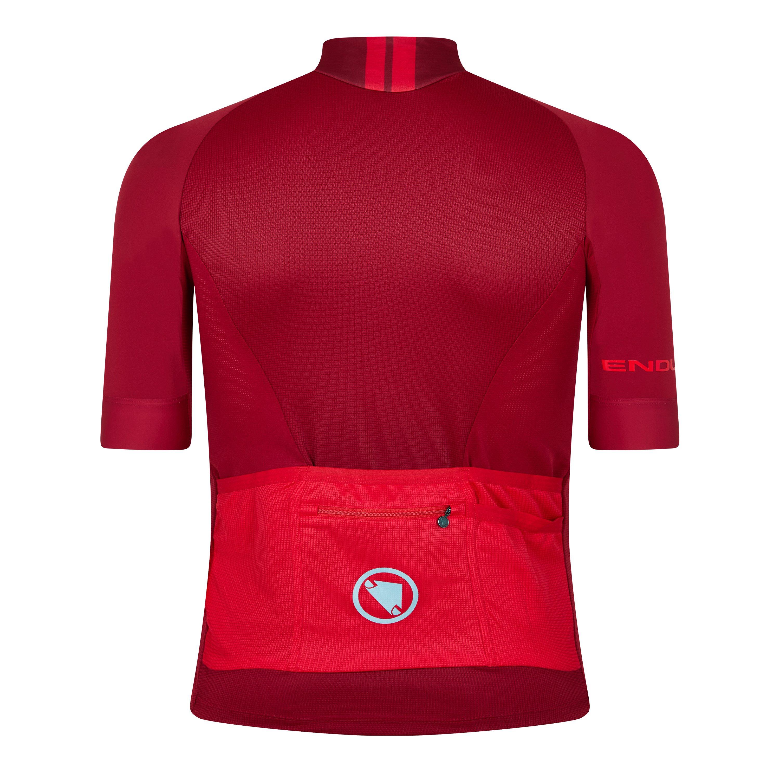 Red - Endura - Short-Sleeve Cycling Jersey - 2