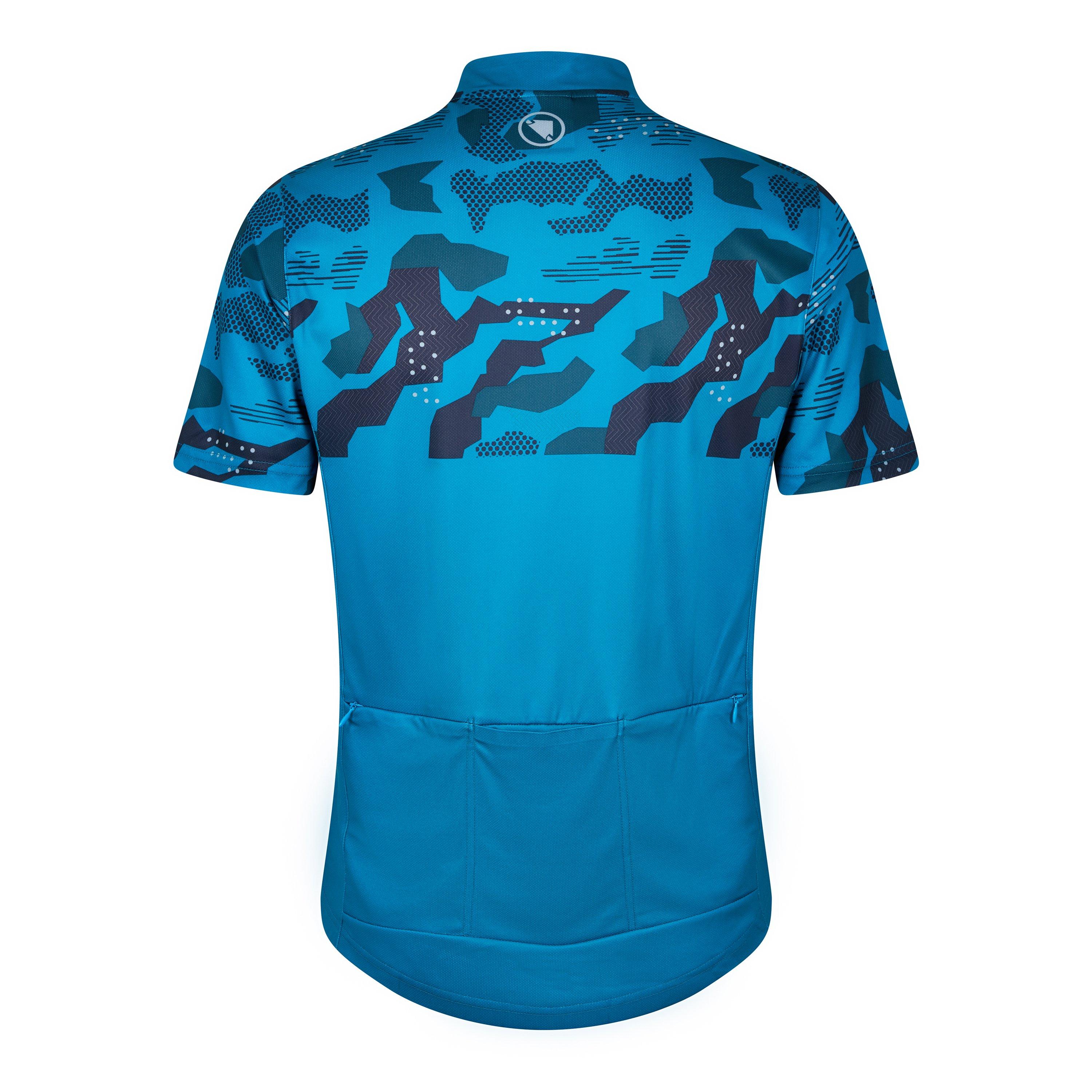 Blue - Endura - Hummvee Ray S/S Jersey Mens - 2