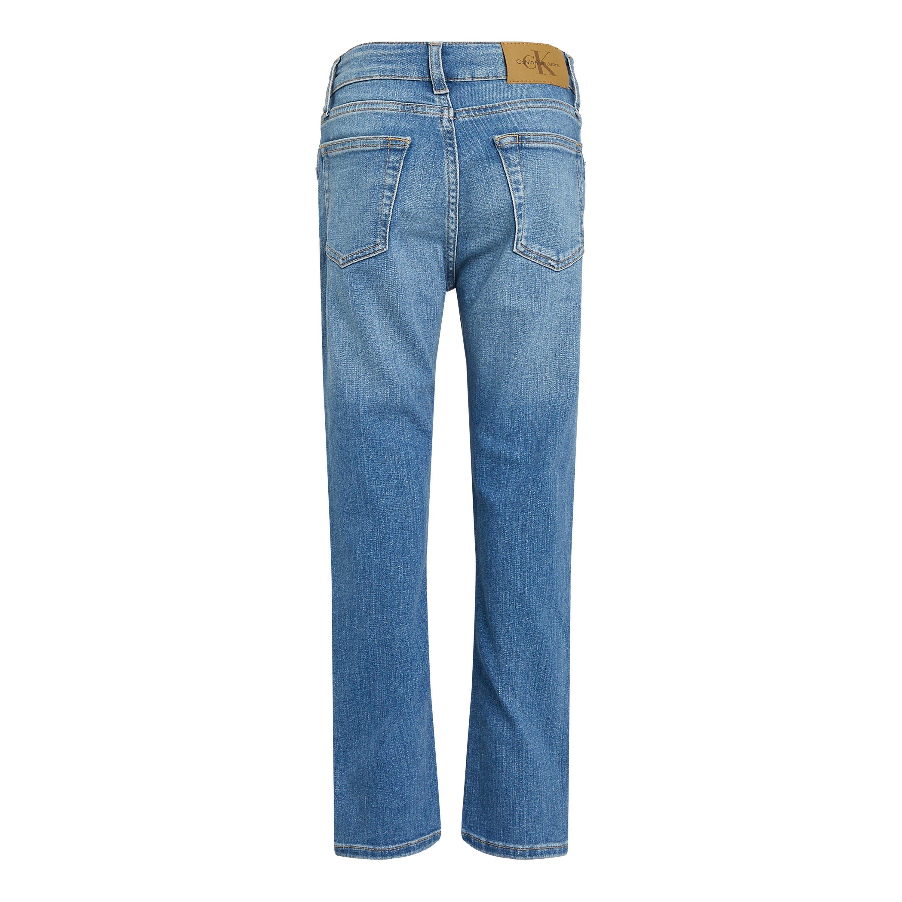 Vask Blå 1A4 - Calvin Klein Jeans - Kids' Washed Blue Slim Fit Jeans - 2