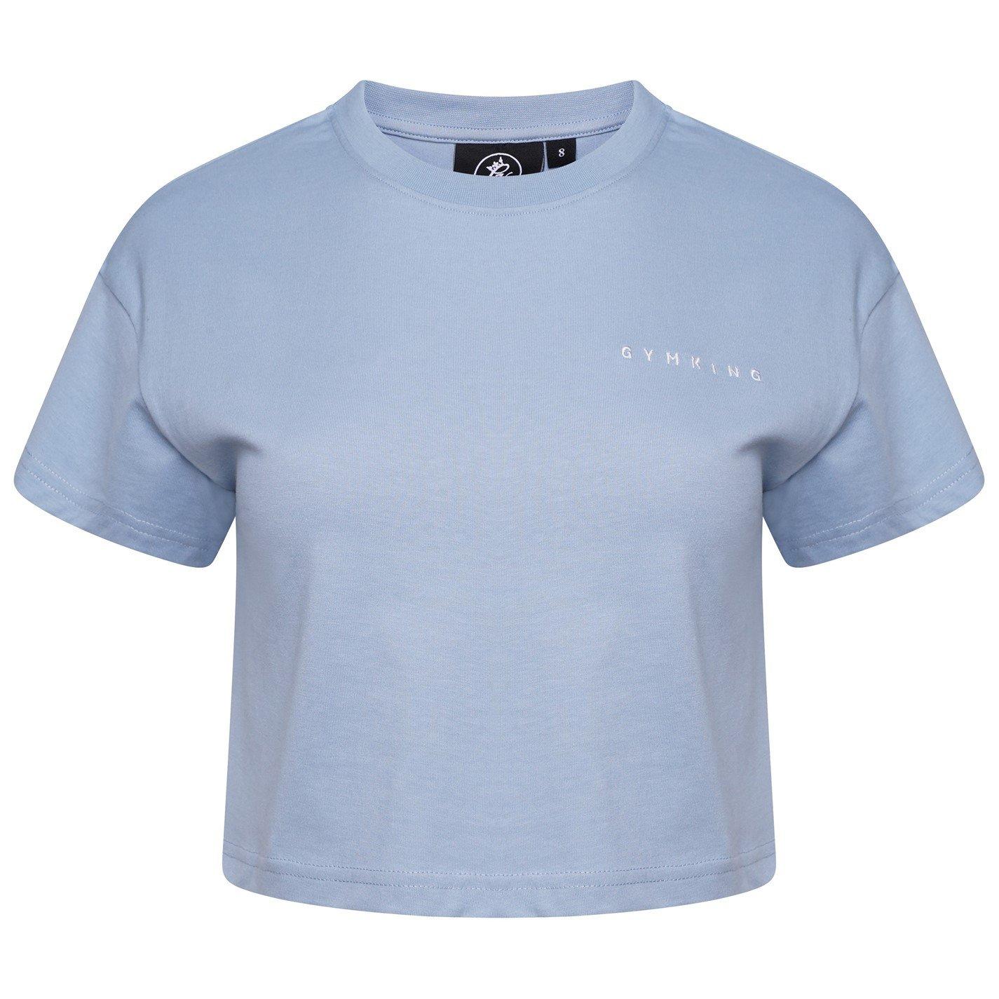 Azzurro Polvere - Gym King - Shadow Cropped Tee - 2