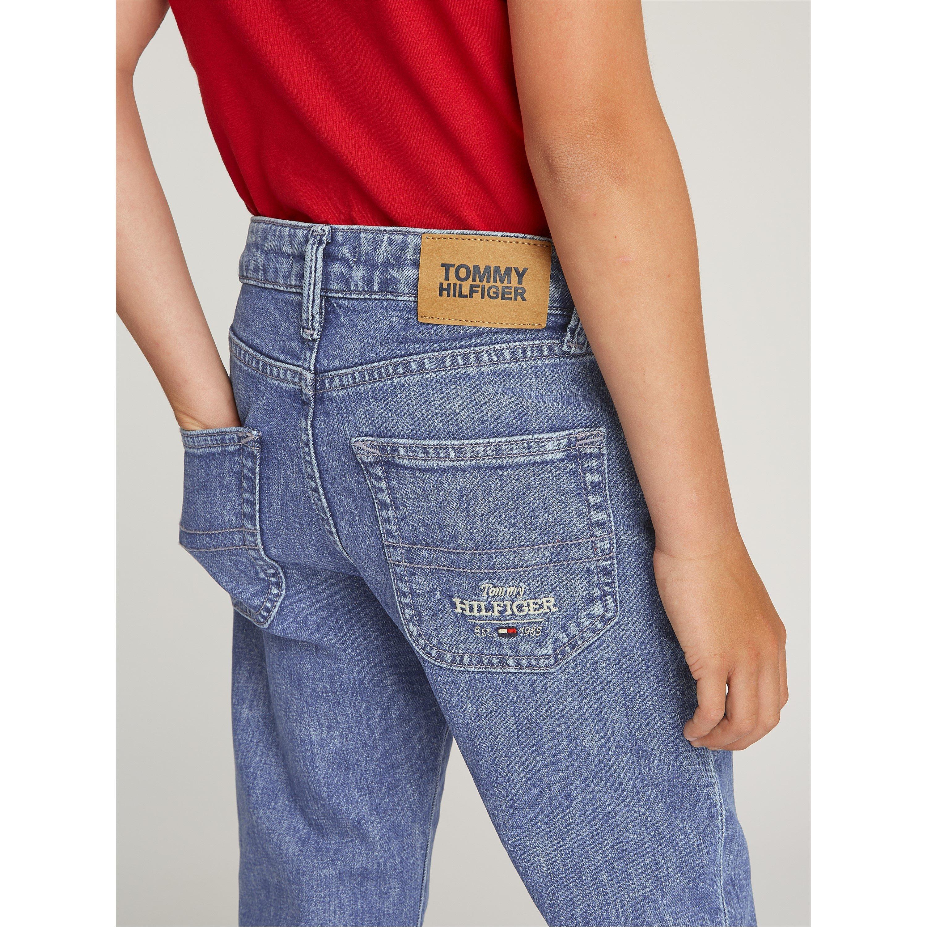 Zout Peper 1BJ - Tommy Hilfiger - Kids' Modern Salt and Pepper Straight Leg Jeans - 2