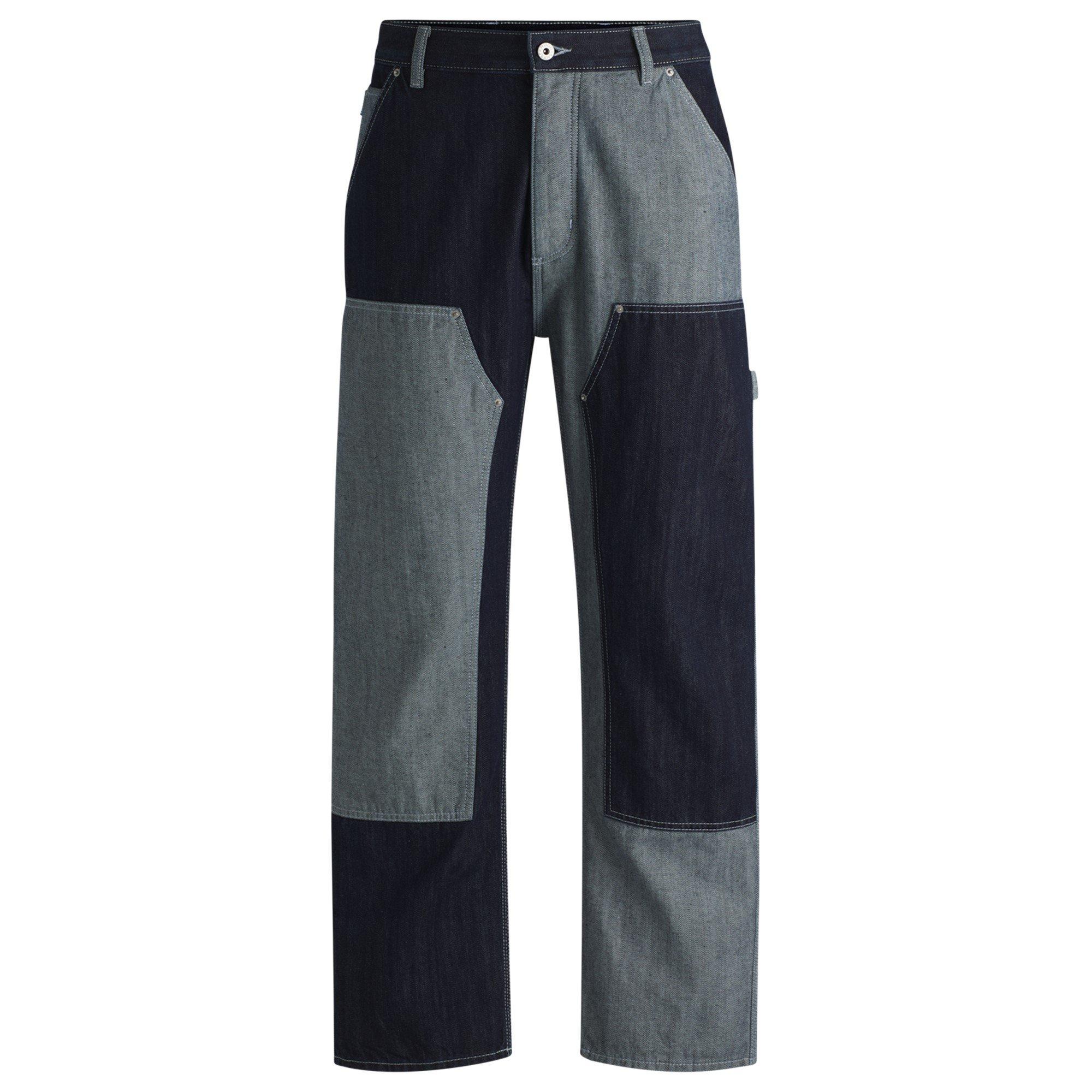 Dark Blue 401 - Hugo - Men's Carpenter Straight Leg Jeans