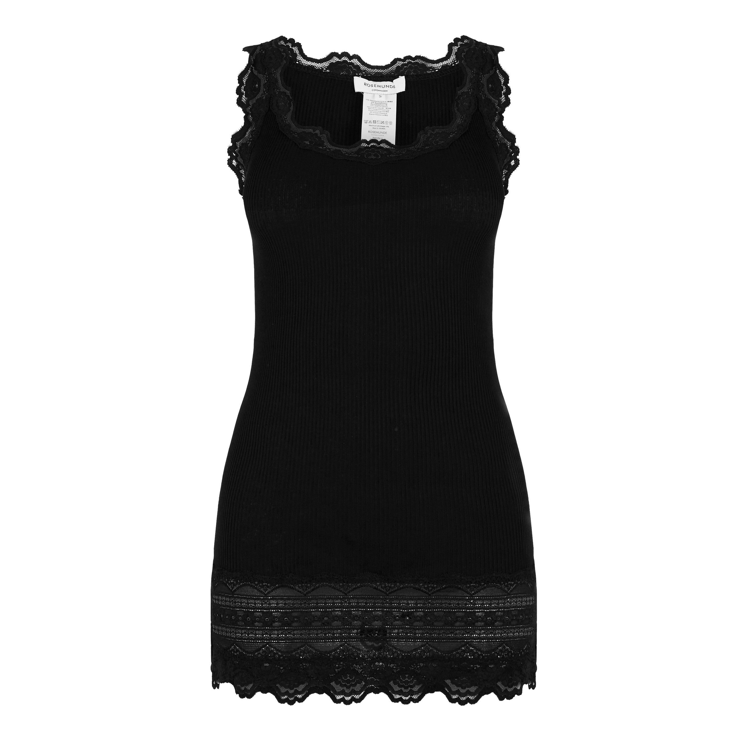 Black - Rosemunde - Silk Top - 5