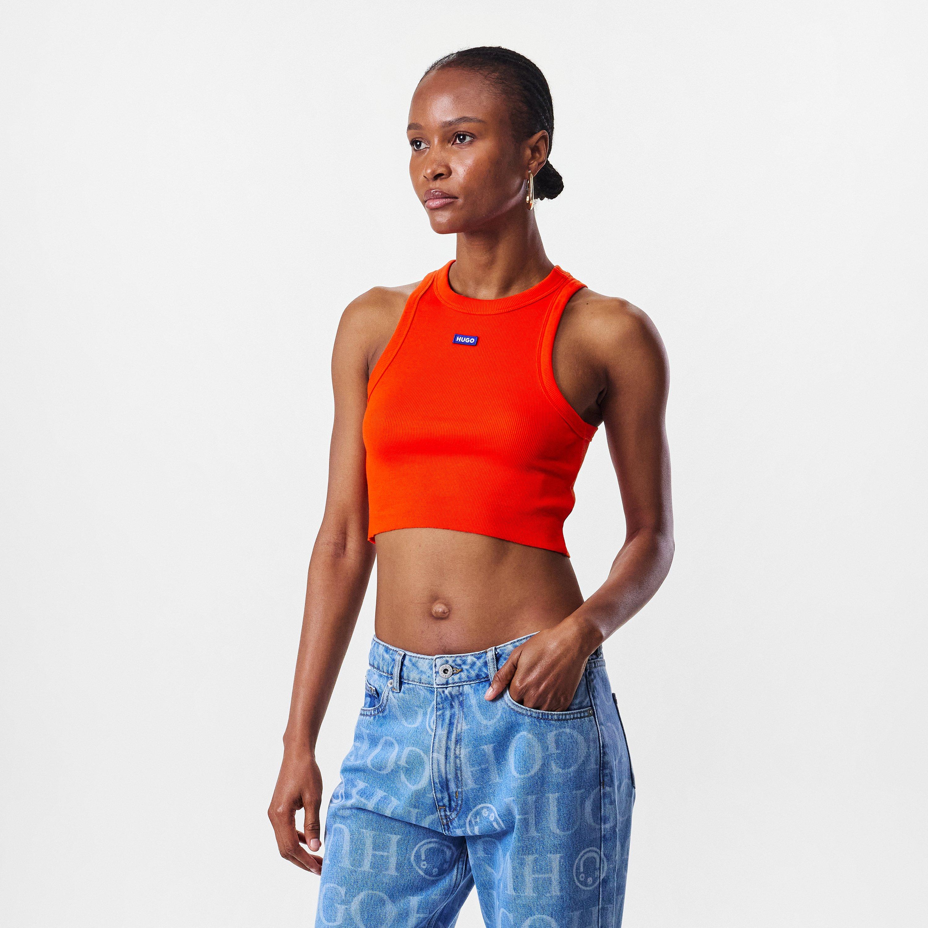 Med Orange - Hugo - Crop Tops - 3