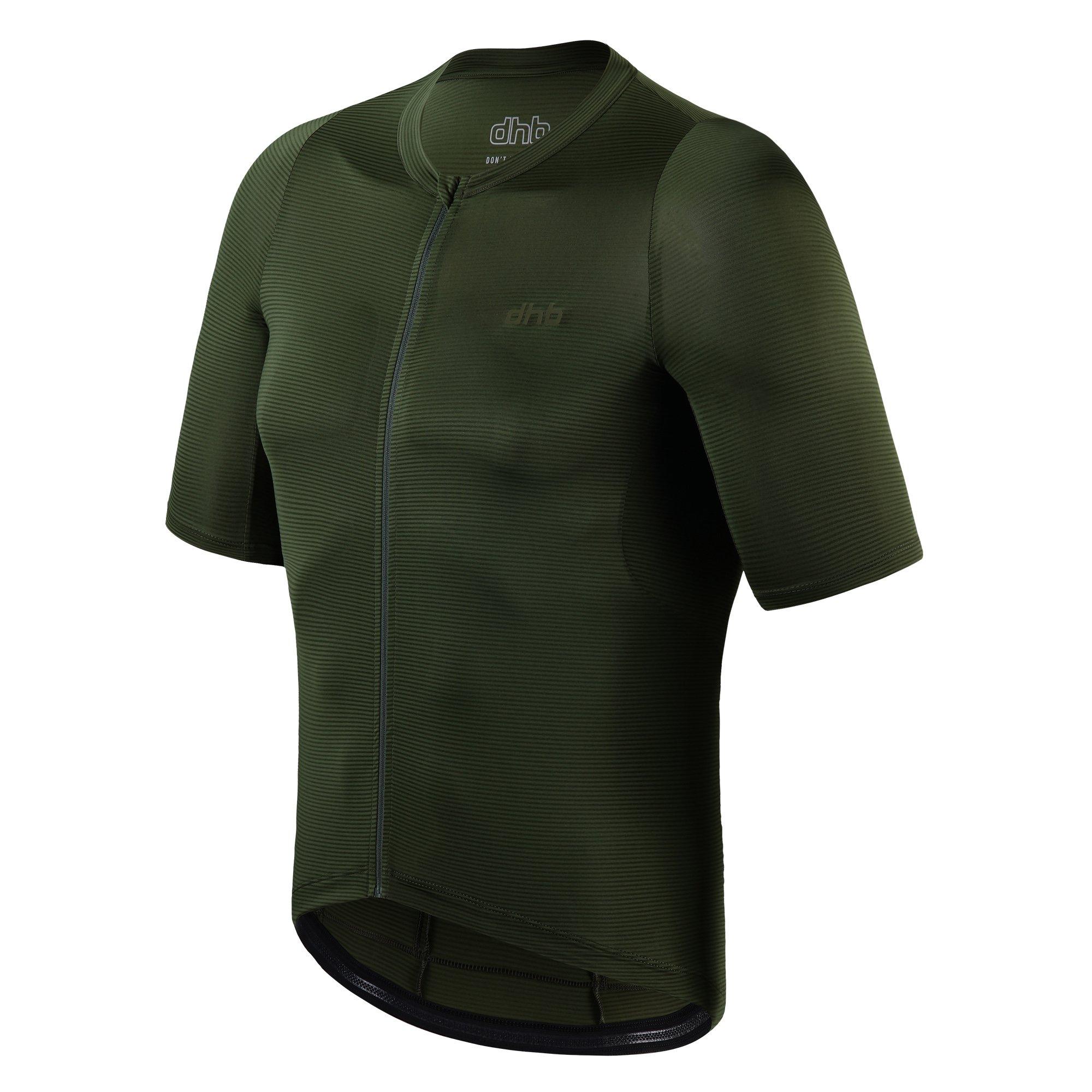 Vert fusil - Dhb - Aeron Mens Short Sleeve Jersey 3.0 - 3
