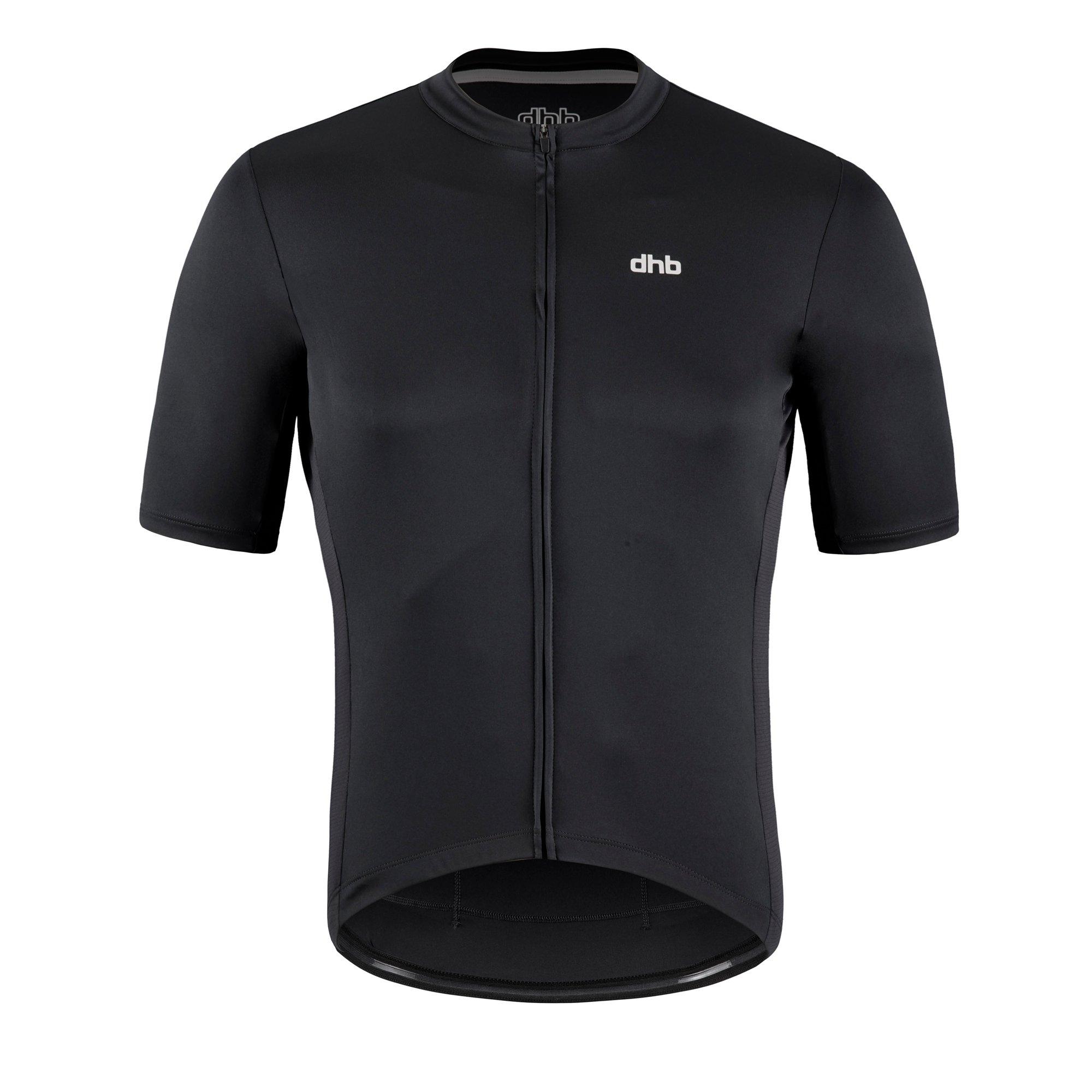 Black - Dhb - Blok Mens Classic Short Sleeve Jersey - 1