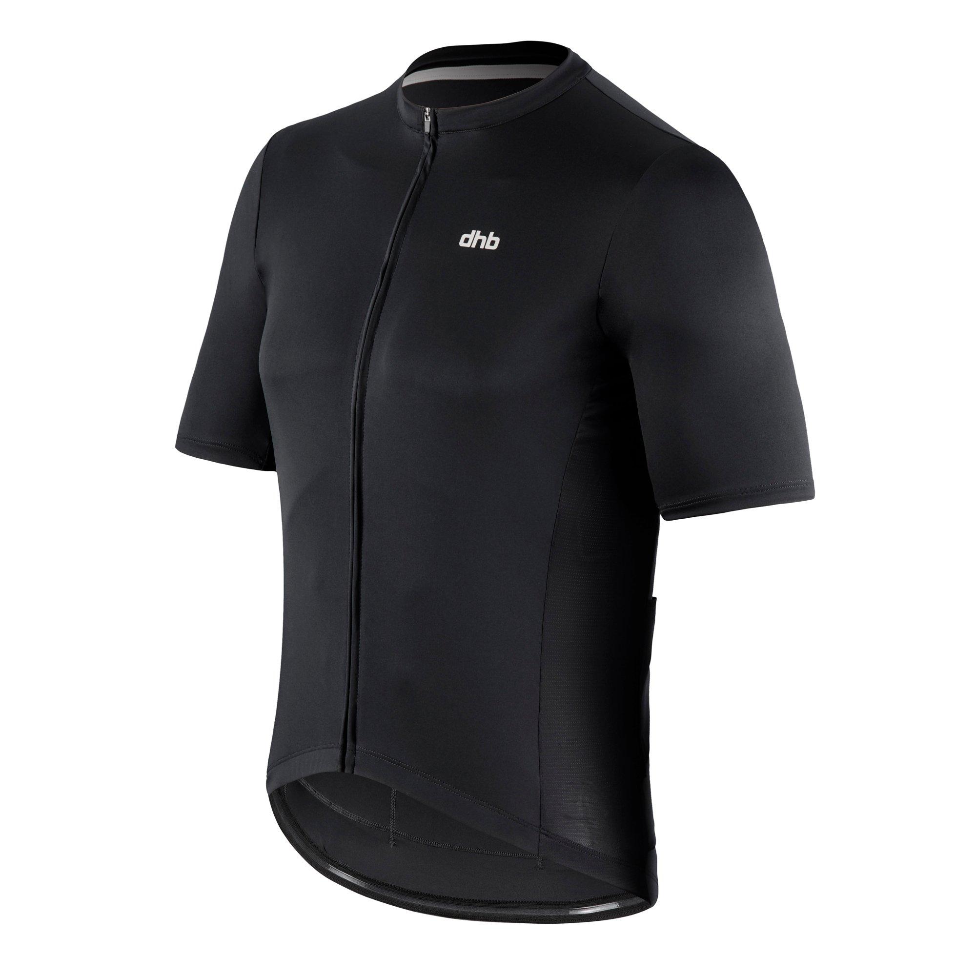 Zwart - Dhb - Blok Mens Classic Short Sleeve Jersey - 3