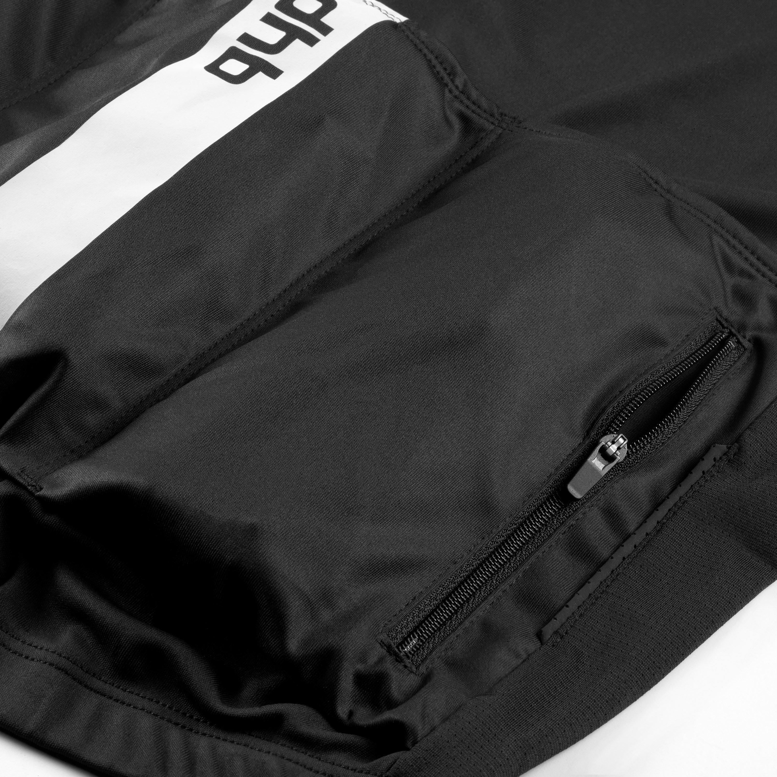 Zwart - Dhb - Blok Mens Classic Short Sleeve Jersey - 6