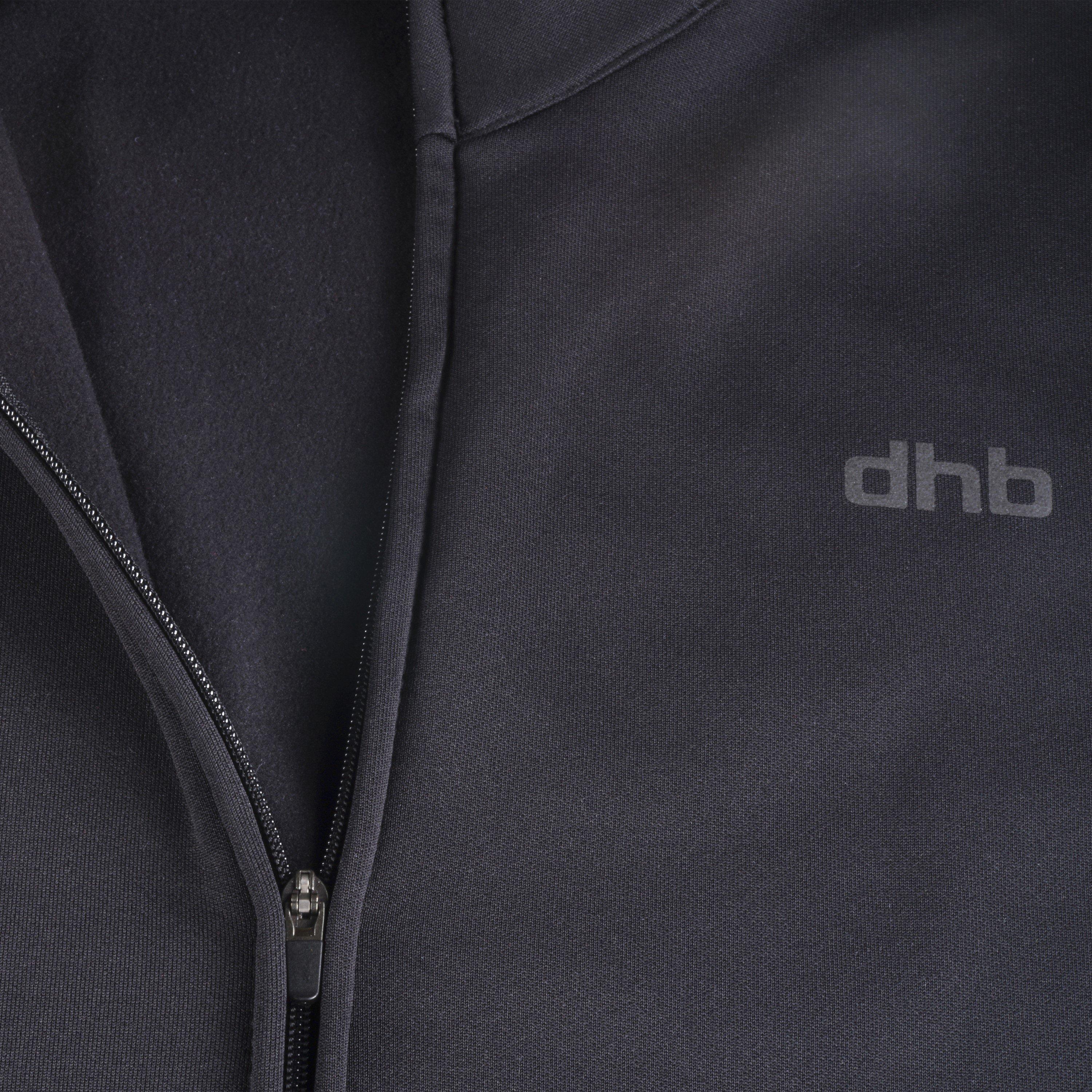 Zwart - Dhb - Classic Mens Thermal Long Sleeve Jersey - 4