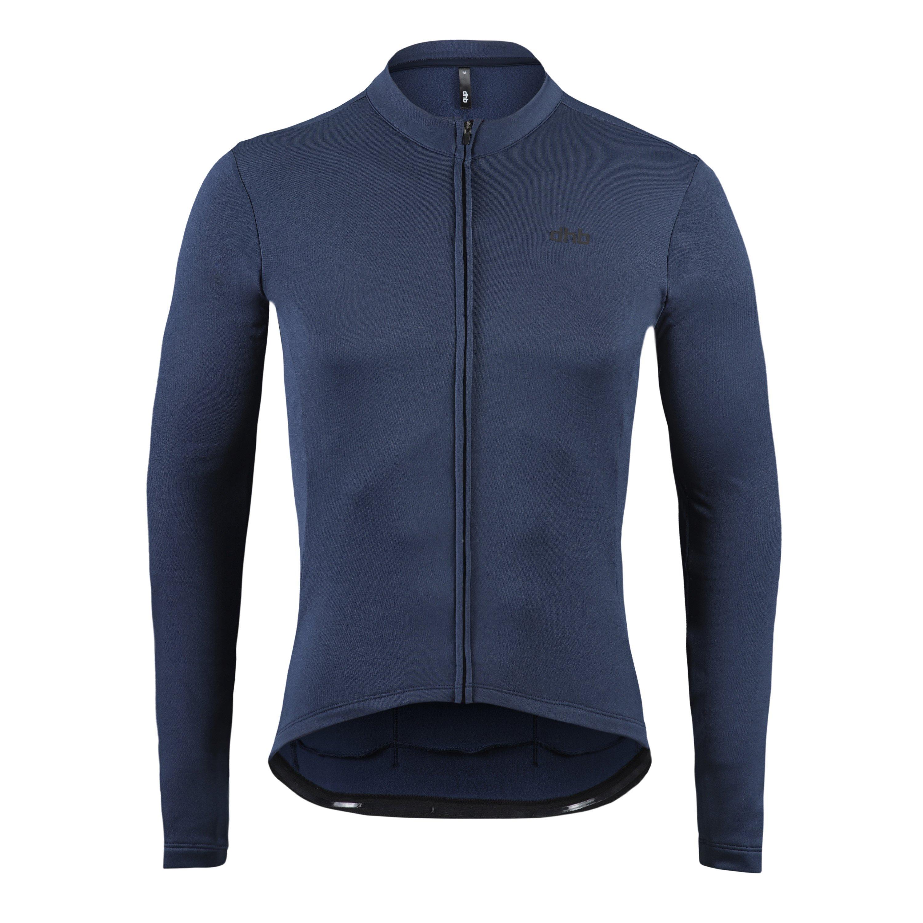 Middle Blue - Dhb - dhb Classic Mens Thermal Long Sleeve Jersey - 1