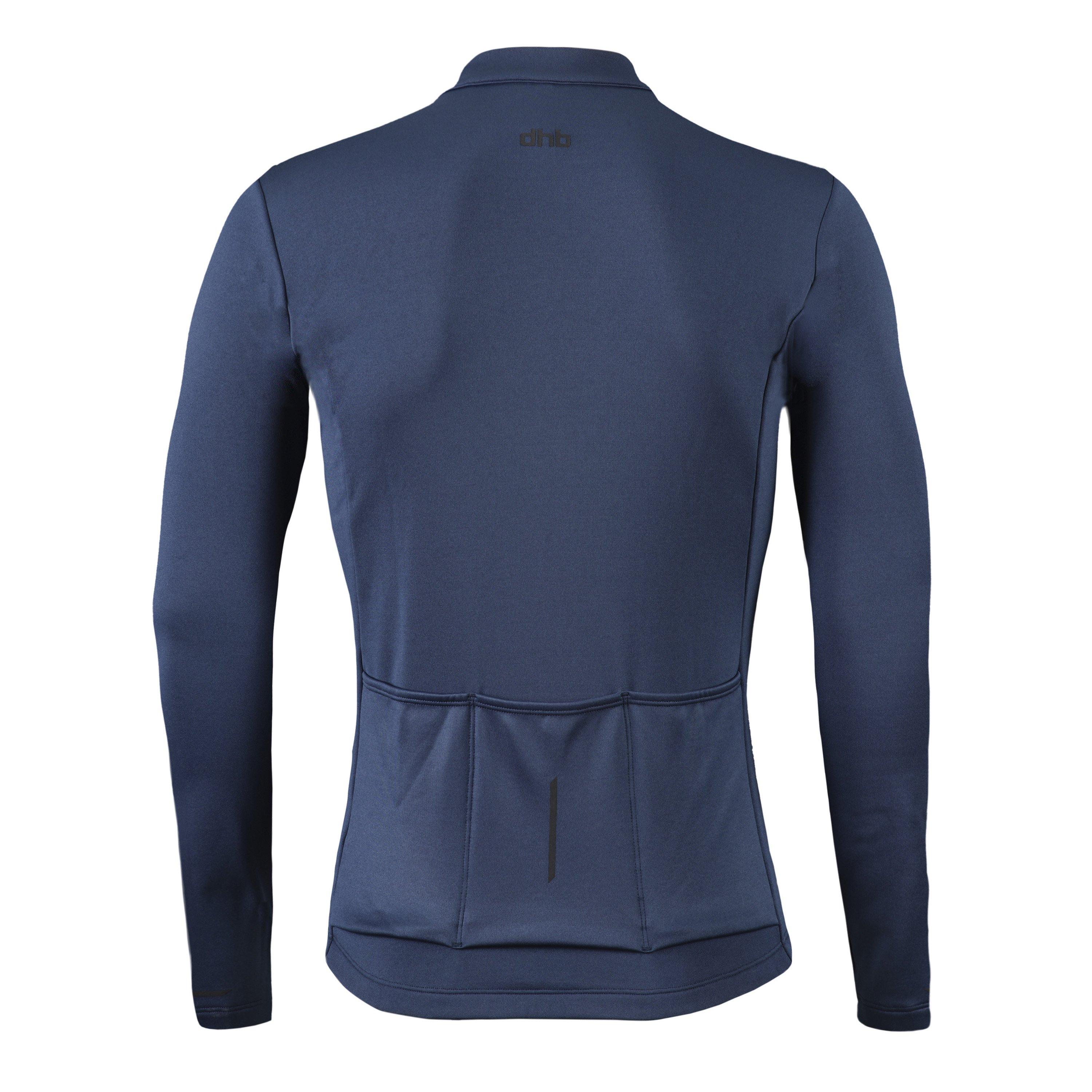 Middle Blue - Dhb - Classic Mens Thermal Long Sleeve Jersey - 2