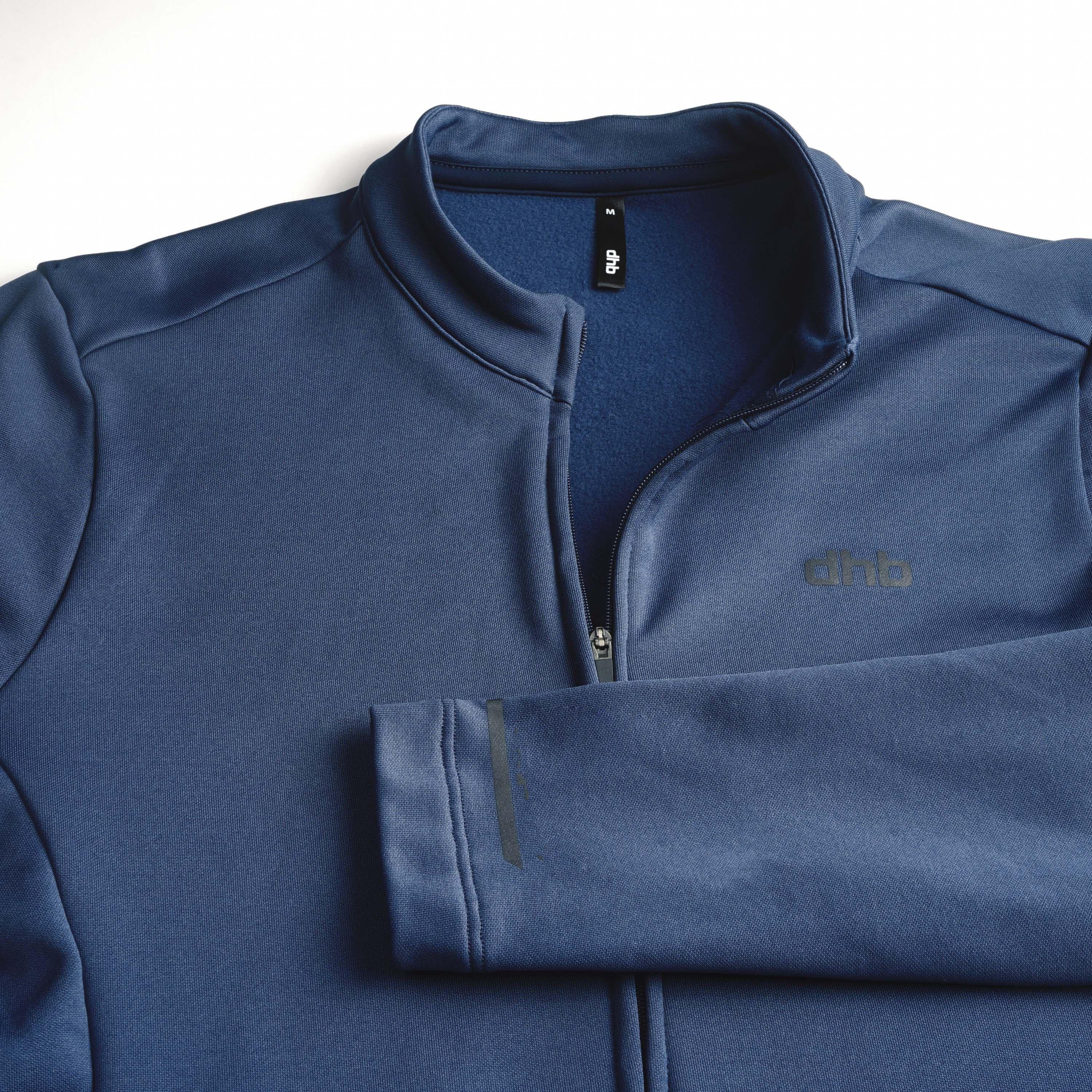 Middle Blue - Dhb - Classic Mens Thermal Long Sleeve Jersey - 4