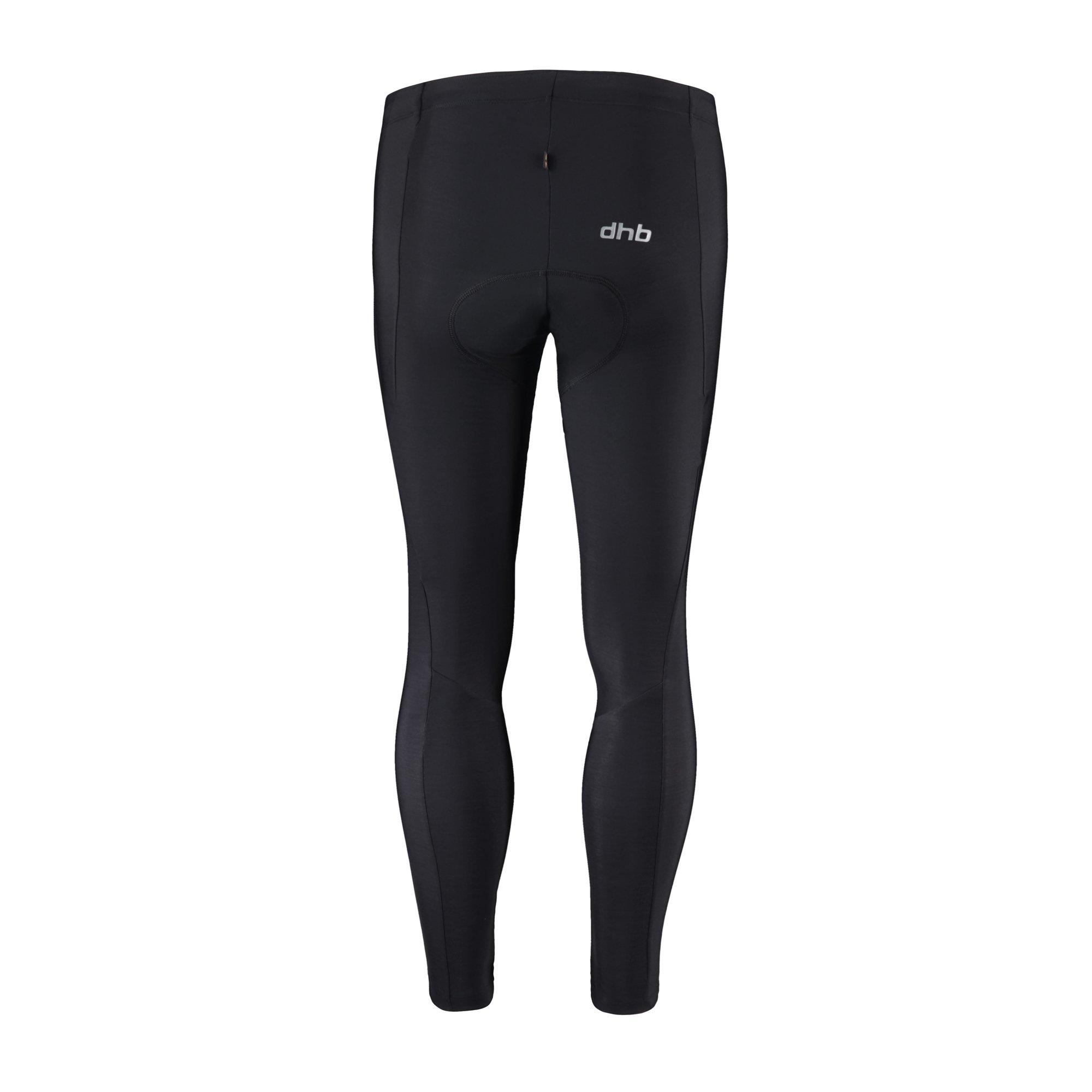 Preto - Dhb - Blok Mens Classic Thermal Waist Tights - 2
