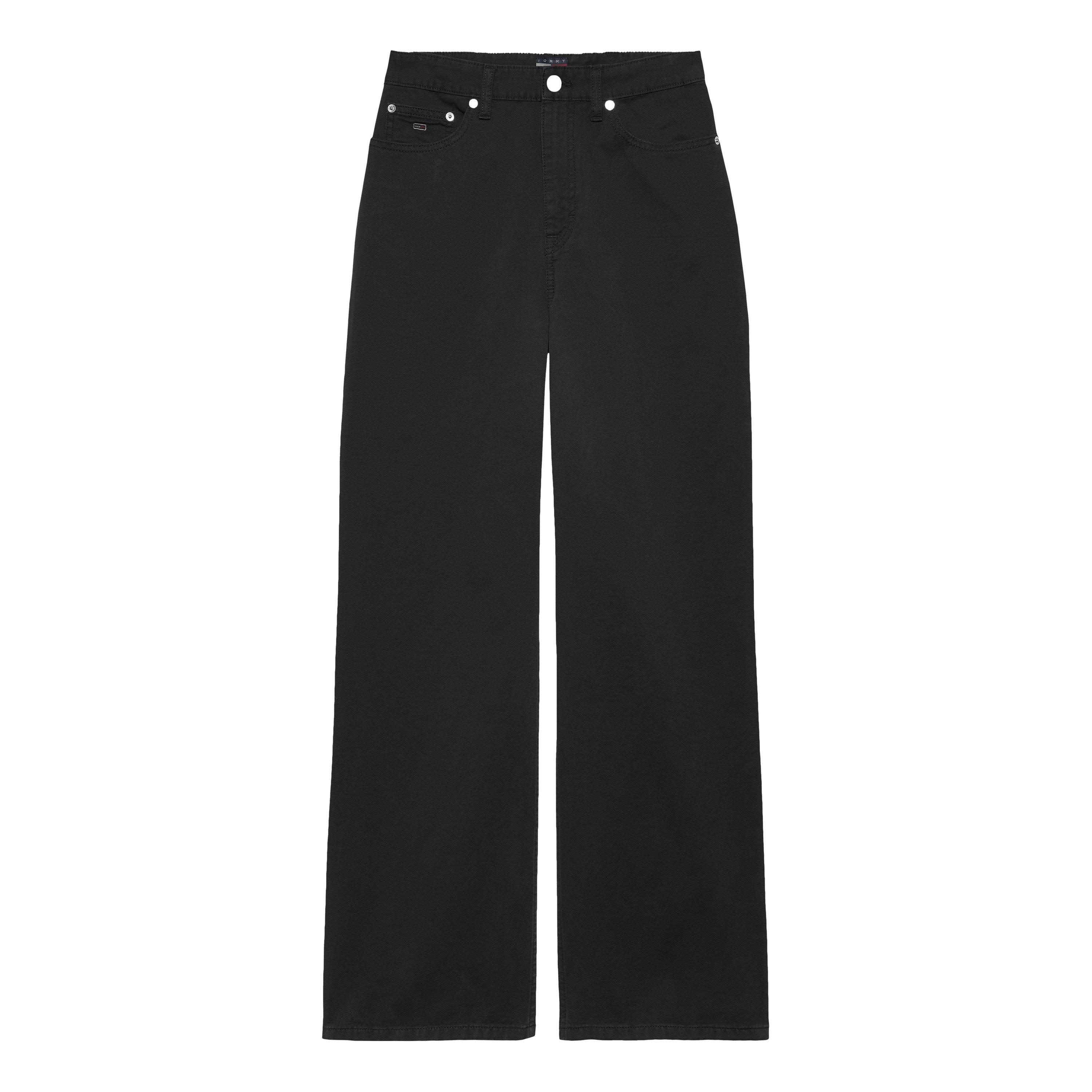 Nero - Tommy Jeans - Women's Claire High-Rise Wide Carpenter Straight Leg Jeans - 6