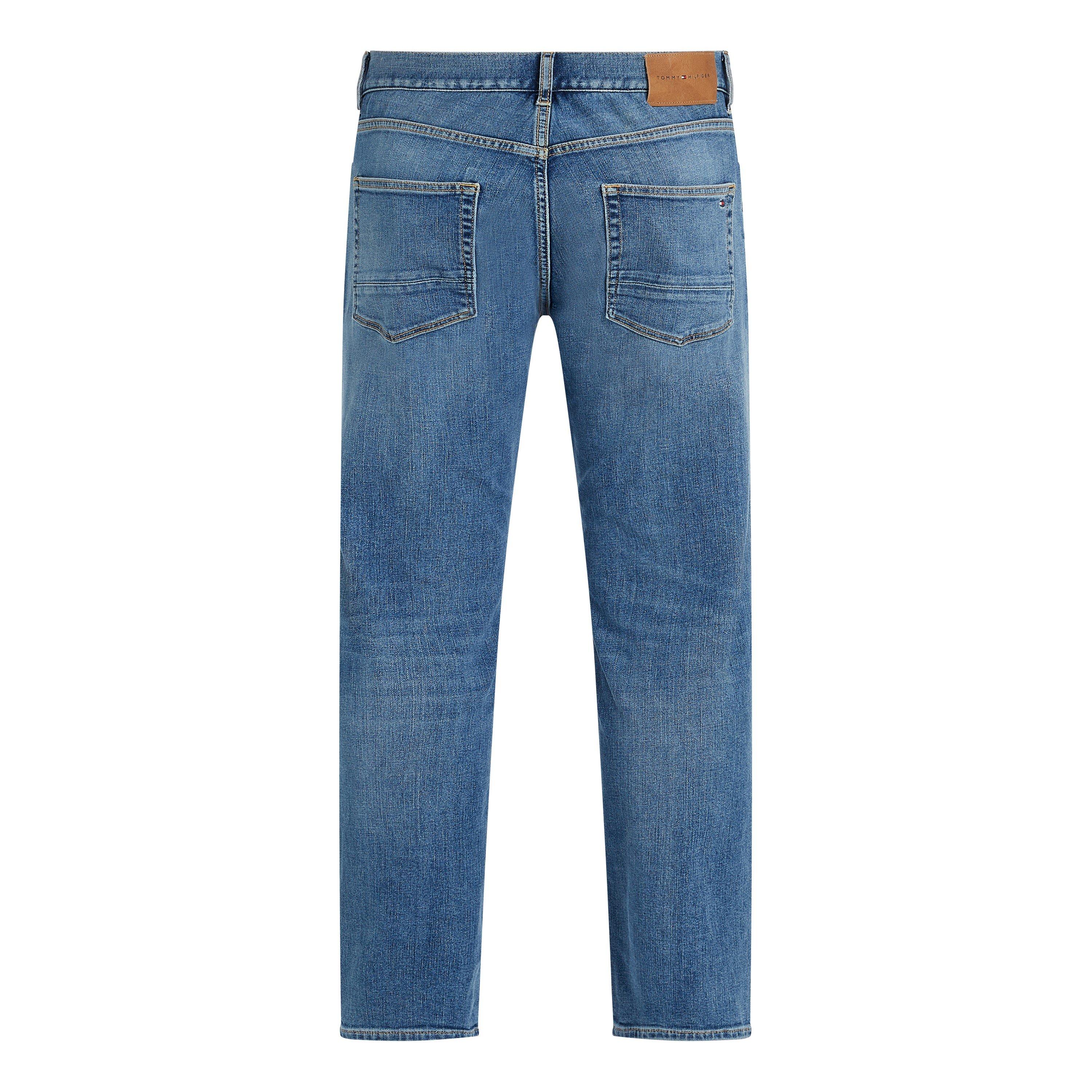 Light Blue 1AN - Tommy Hilfiger - Denton Whiskered Straight Leg Jeans - 6