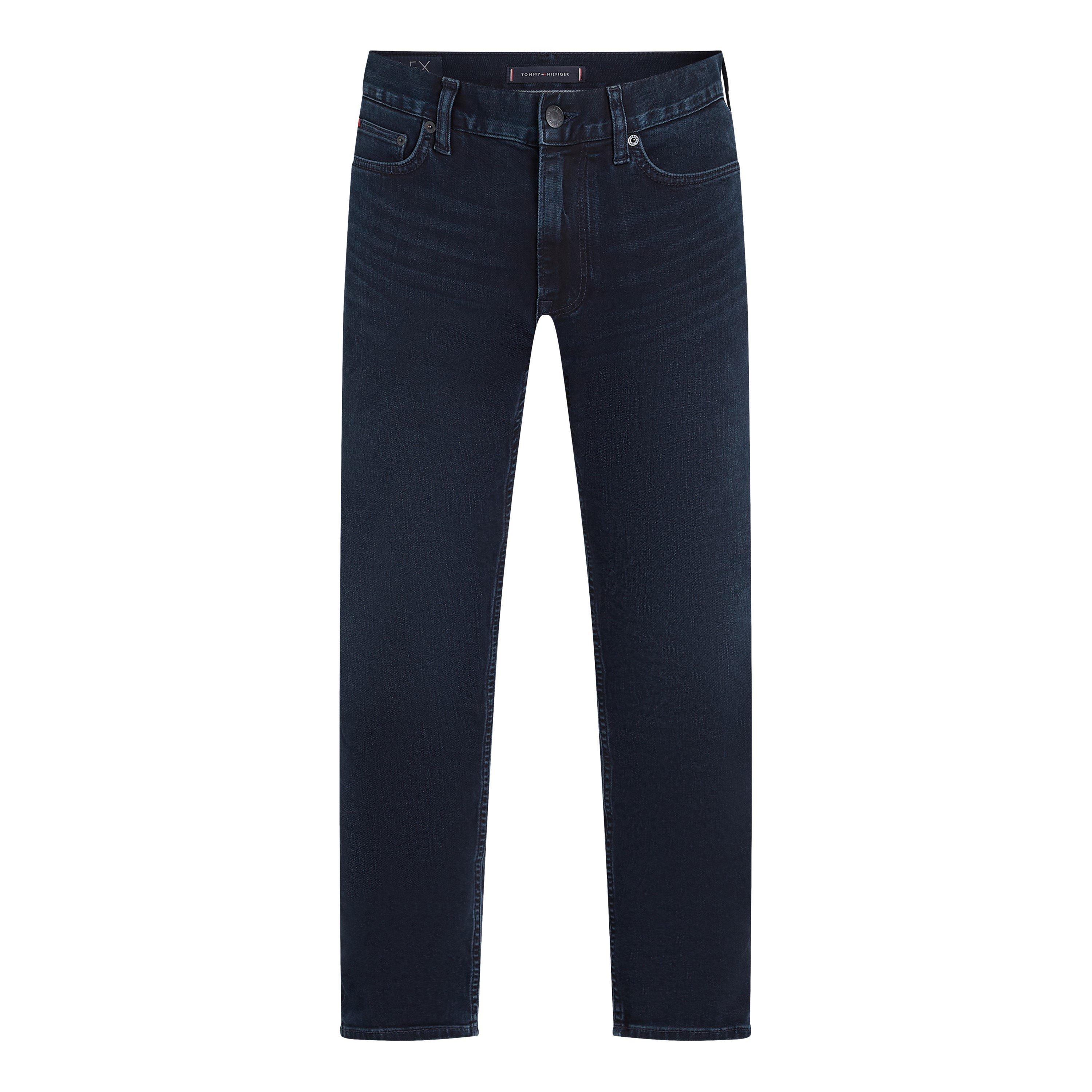 Tommy Hilfiger Men's Denton Whiskered Straight Leg Jeans - Blue Black 1Ct - 34W R
