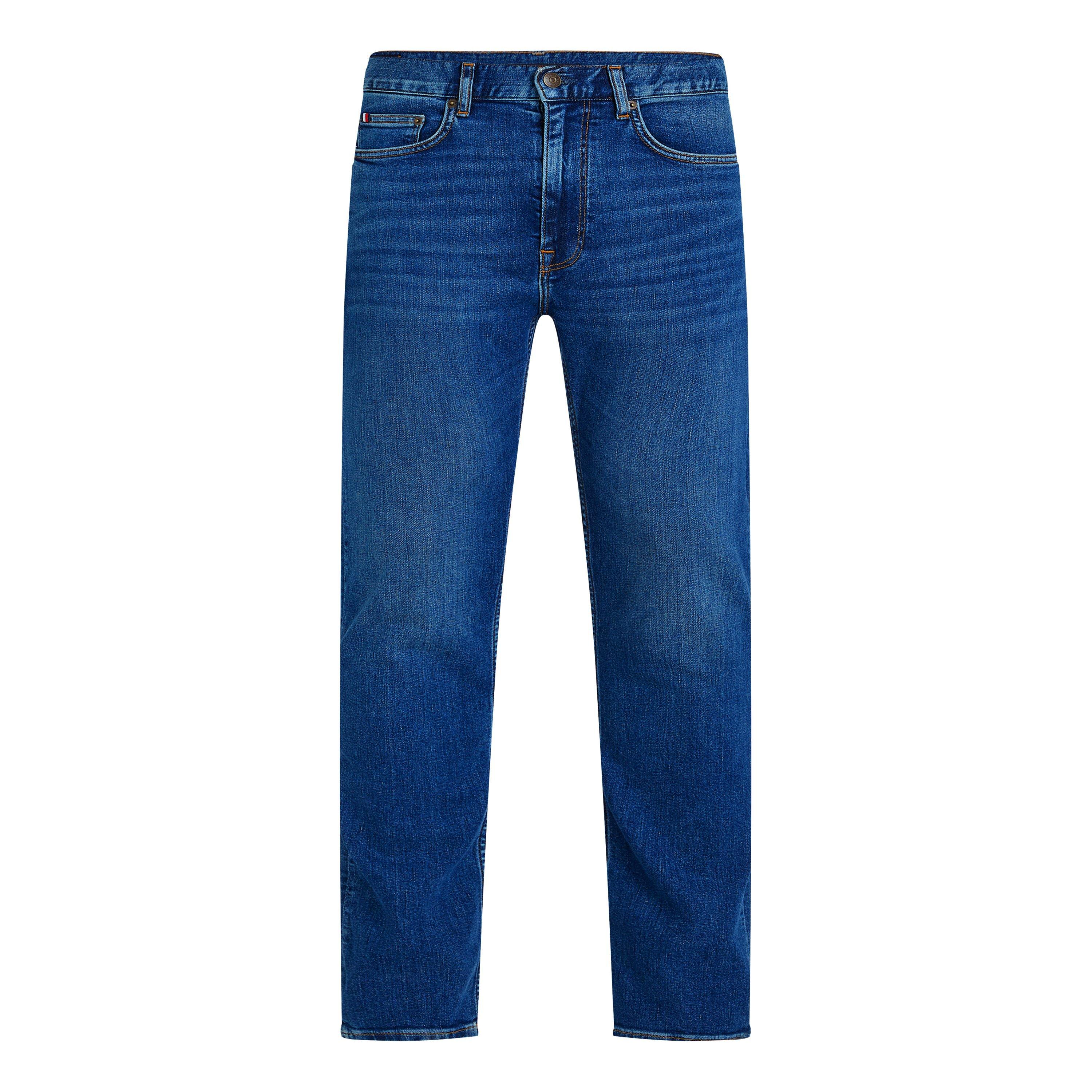 Tommy Hilfiger Bleecker TH Flex Slim Jeans - Mid Blue 1CX - Size 36W R